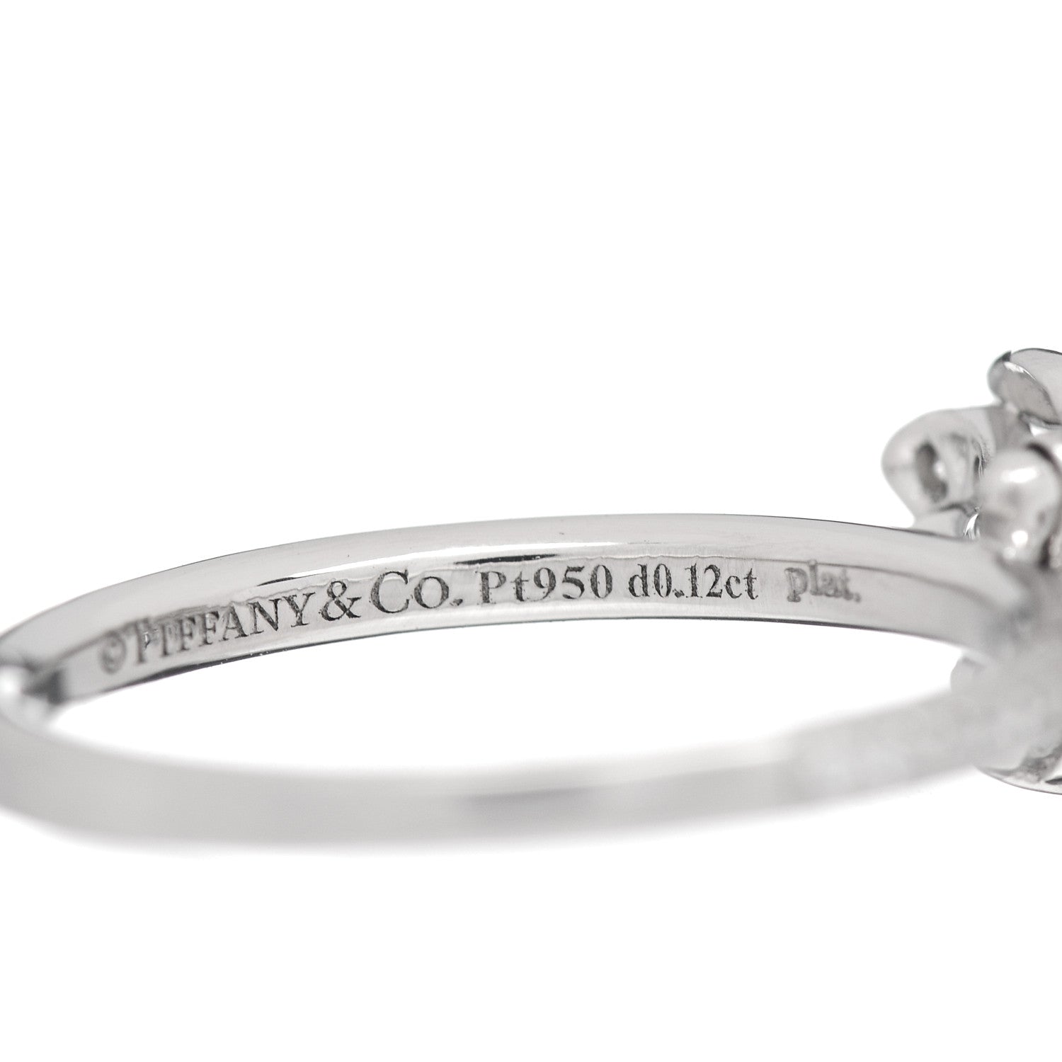 Tiffany Platinum Diamond Tanzanite Paper Flowers Firefly Ring 52 6 5 of 6