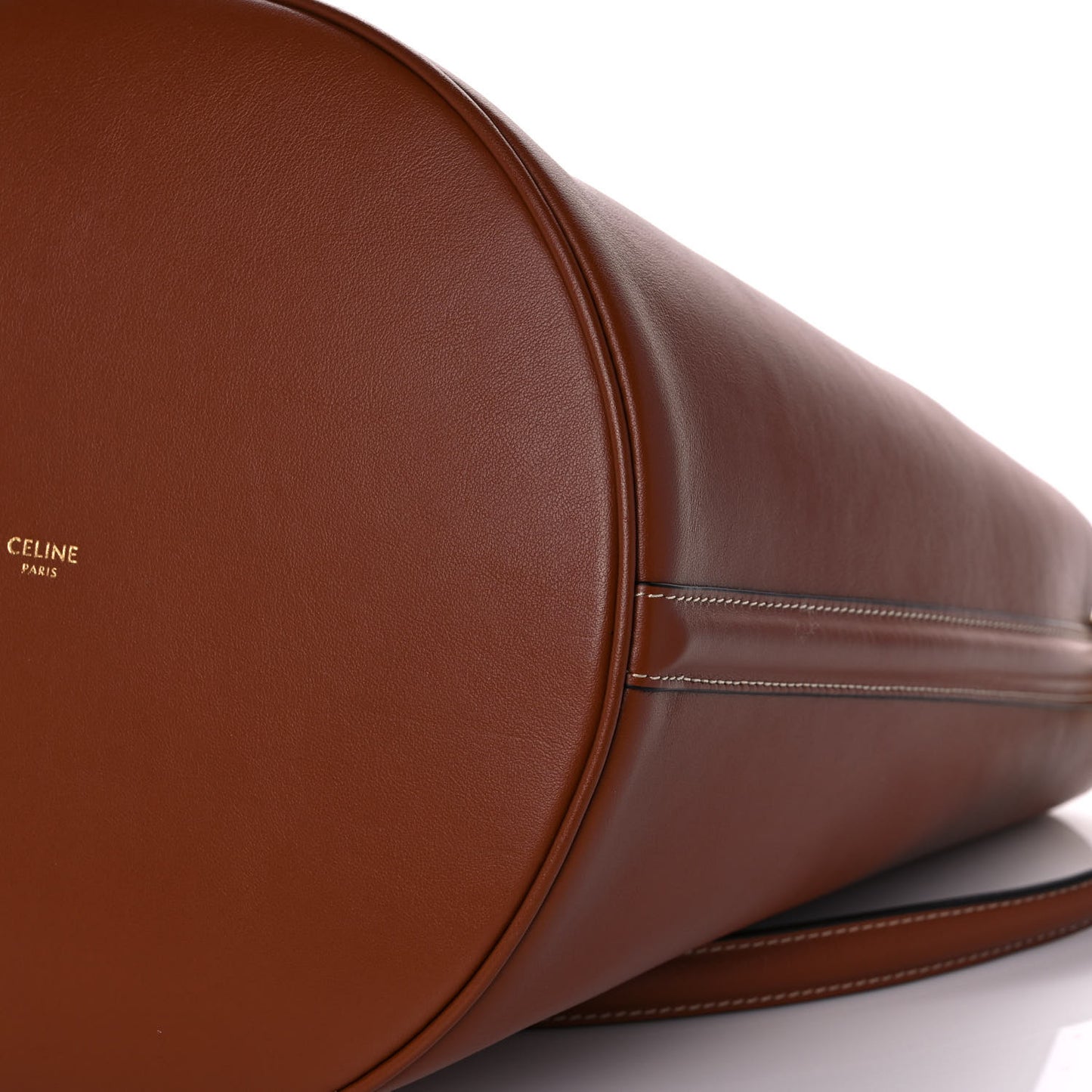 Smooth Calfskin Bucket 16 Bag Tan