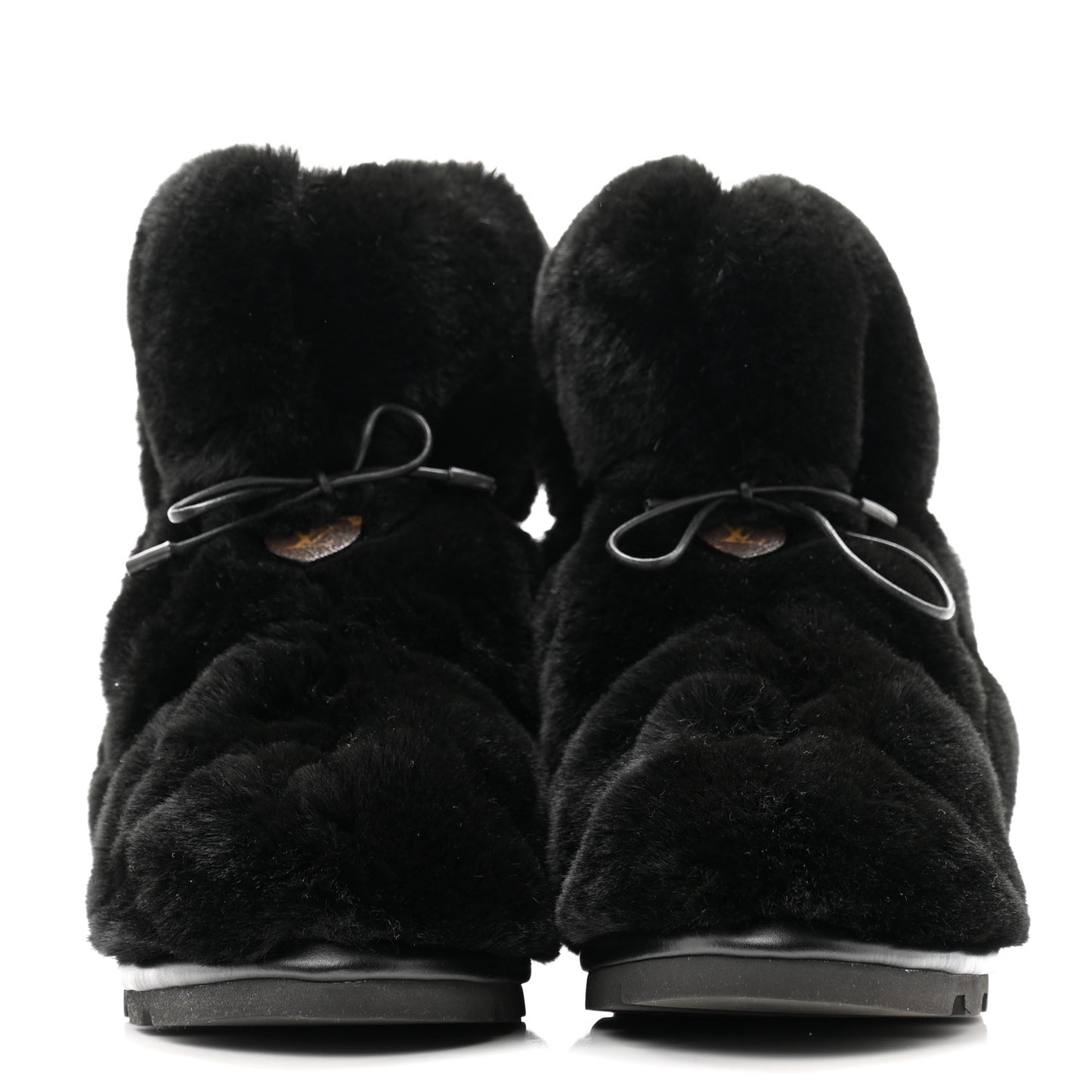 Nylon Monogram Pillow Comfort Ankle Boot 41 Black