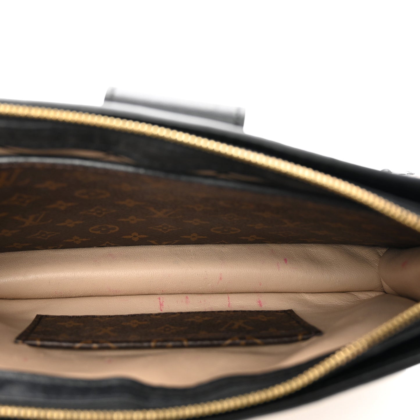 Reverse Monogram Trunk Clutch