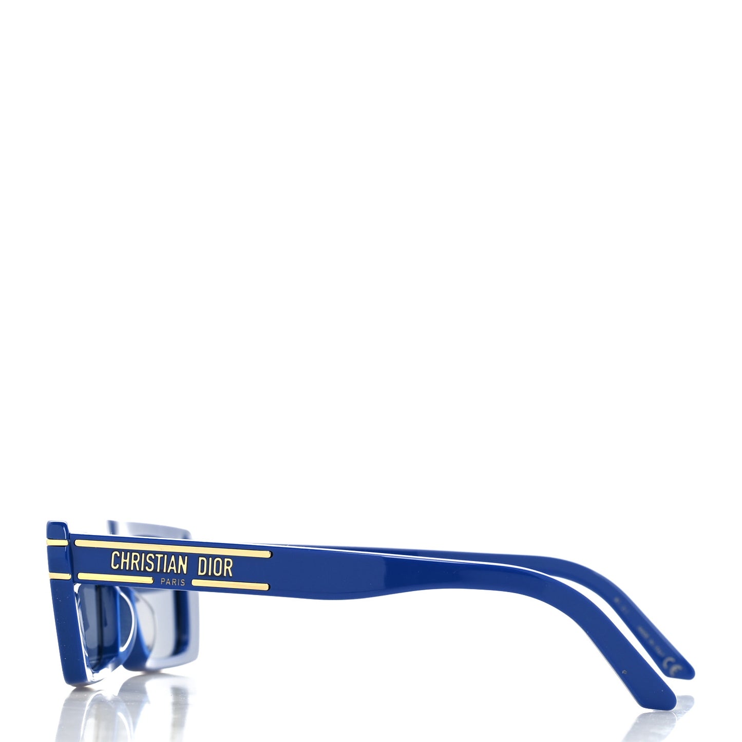 Diorsignature S2U Rectangular Sunglasses Blue