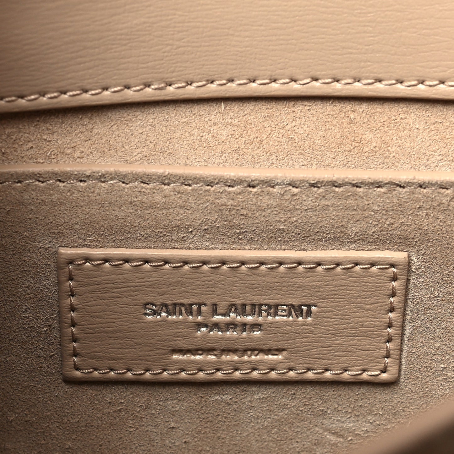 Calfskin Medium Monogram Sunset Dark Beige