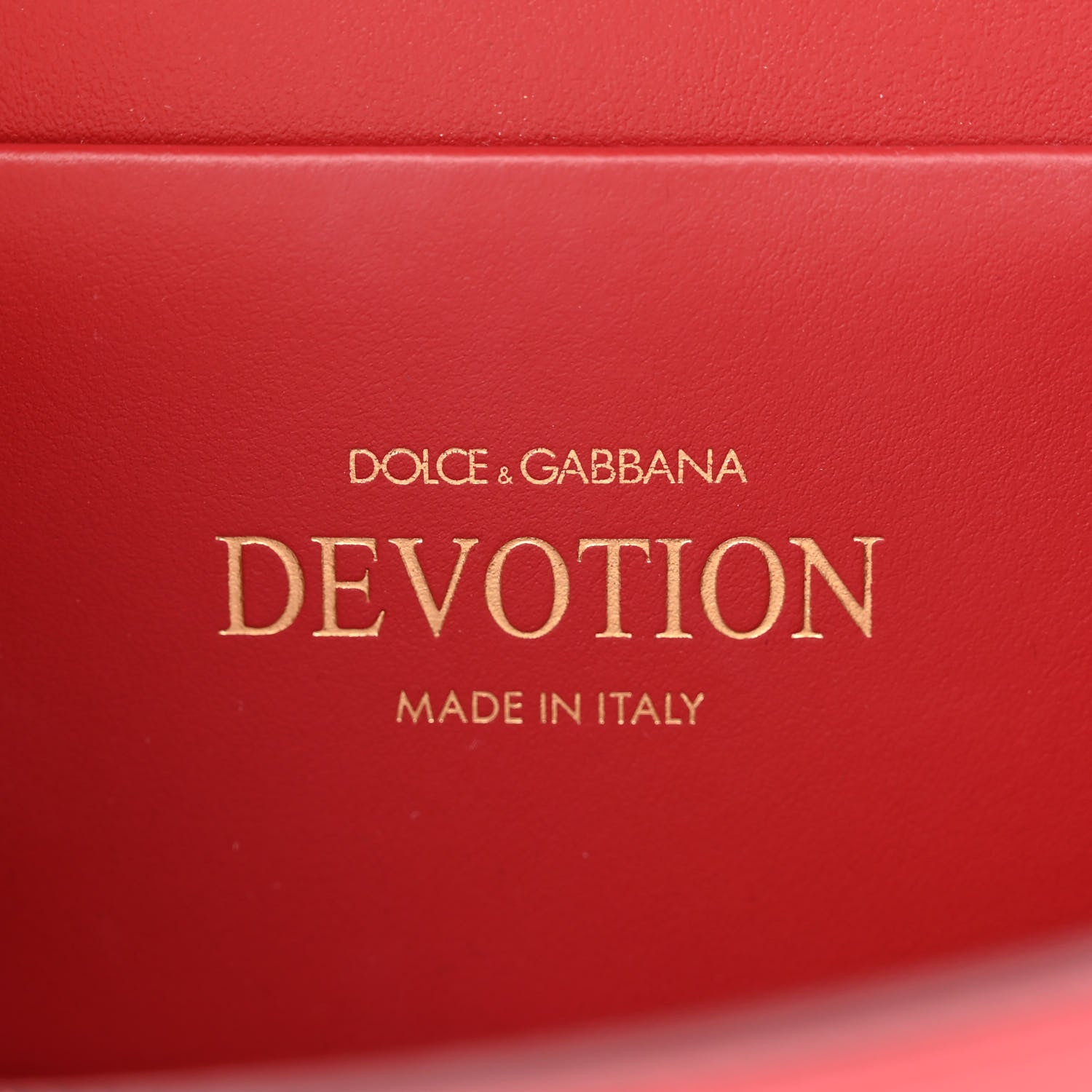 Dolce & Gabbana DOLCE & GABBANA Smooth Calfskin Small Devotion Envelope Top Handle Bag Red 6 of 11