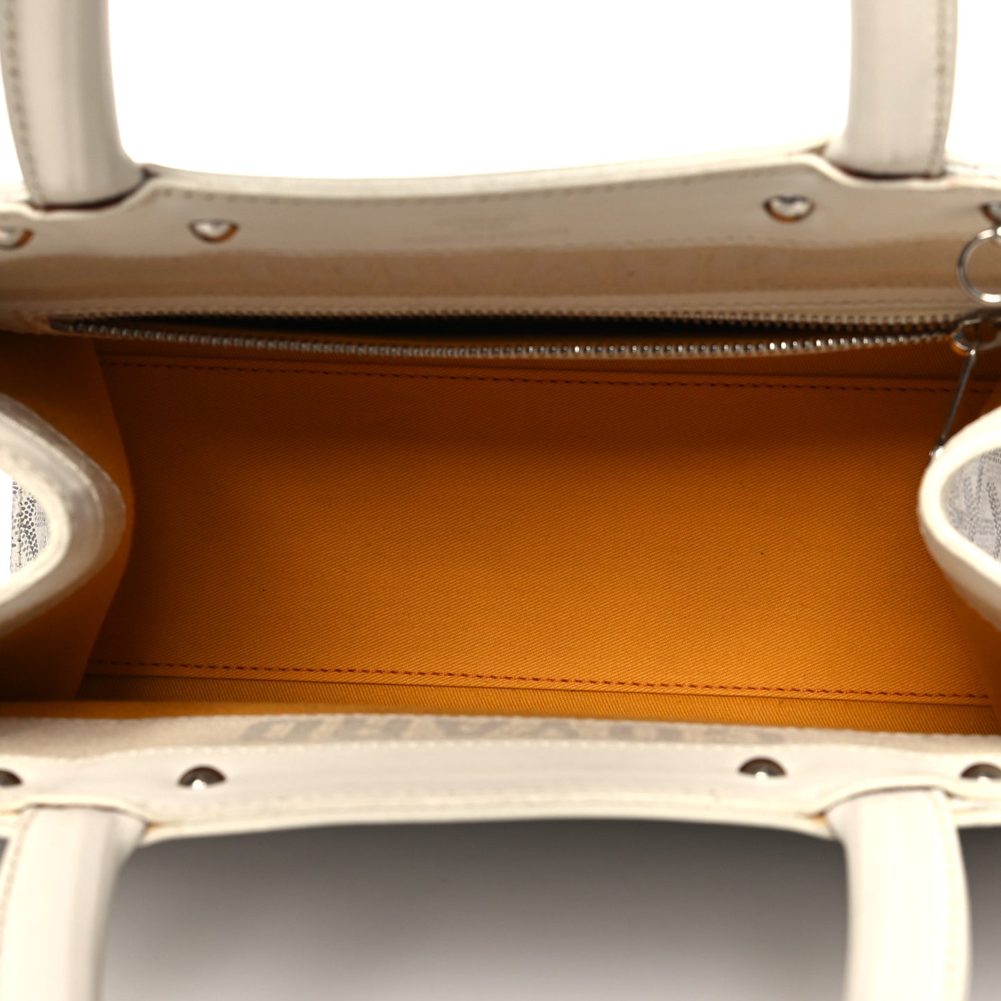 Goyardine Jersey PM Bag White