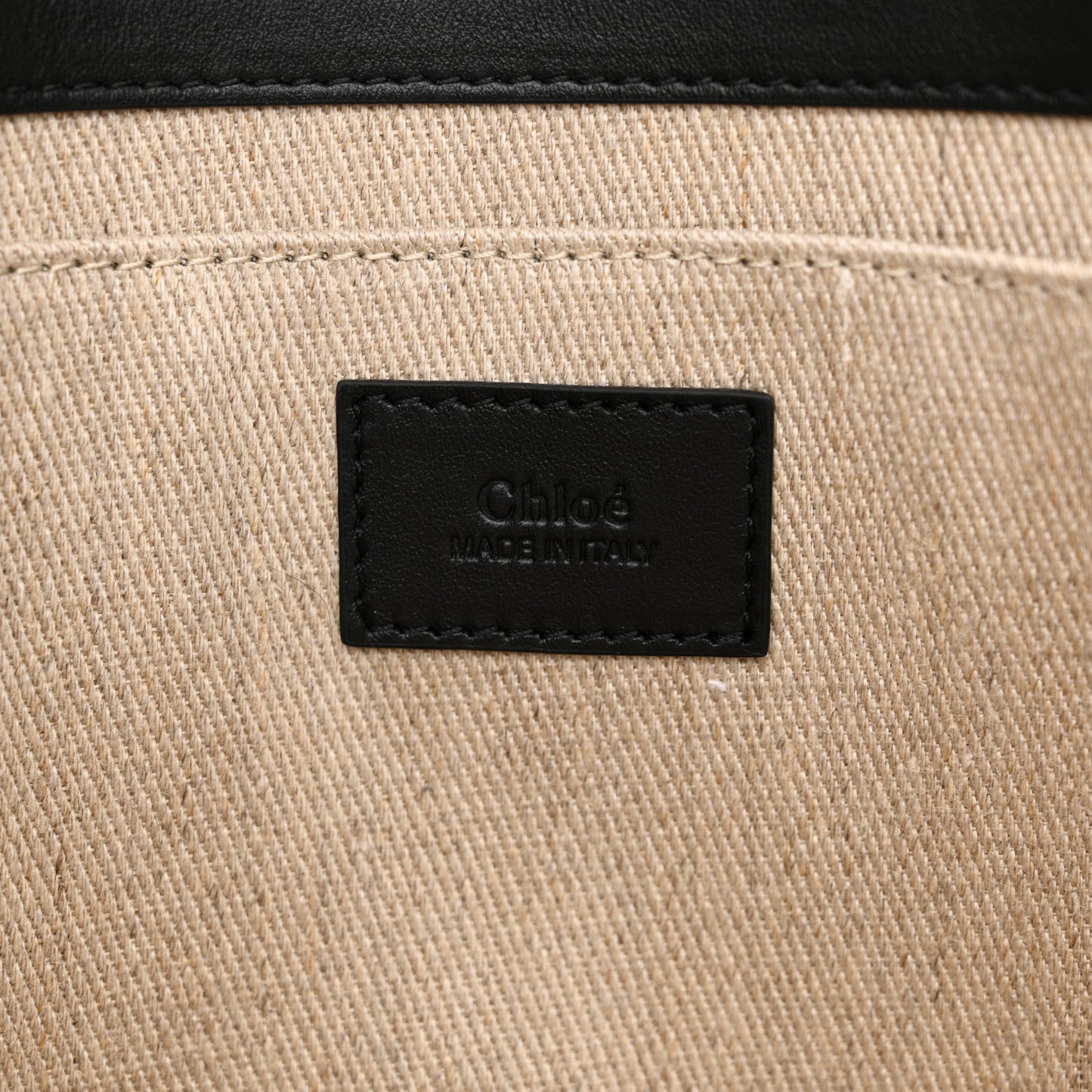 Calfskin Medium Woody Tote Black