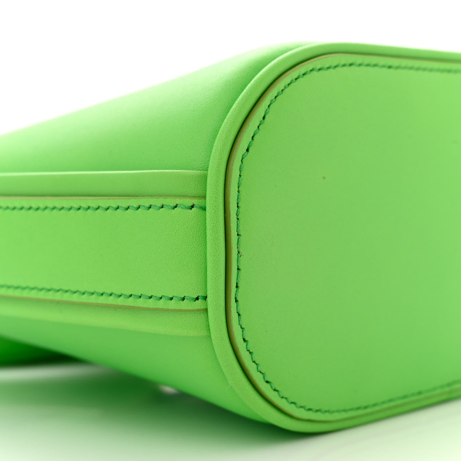 Salvatore Ferragamo Soft Calfskin Mini Gancini Hobo Lime 8 of 10