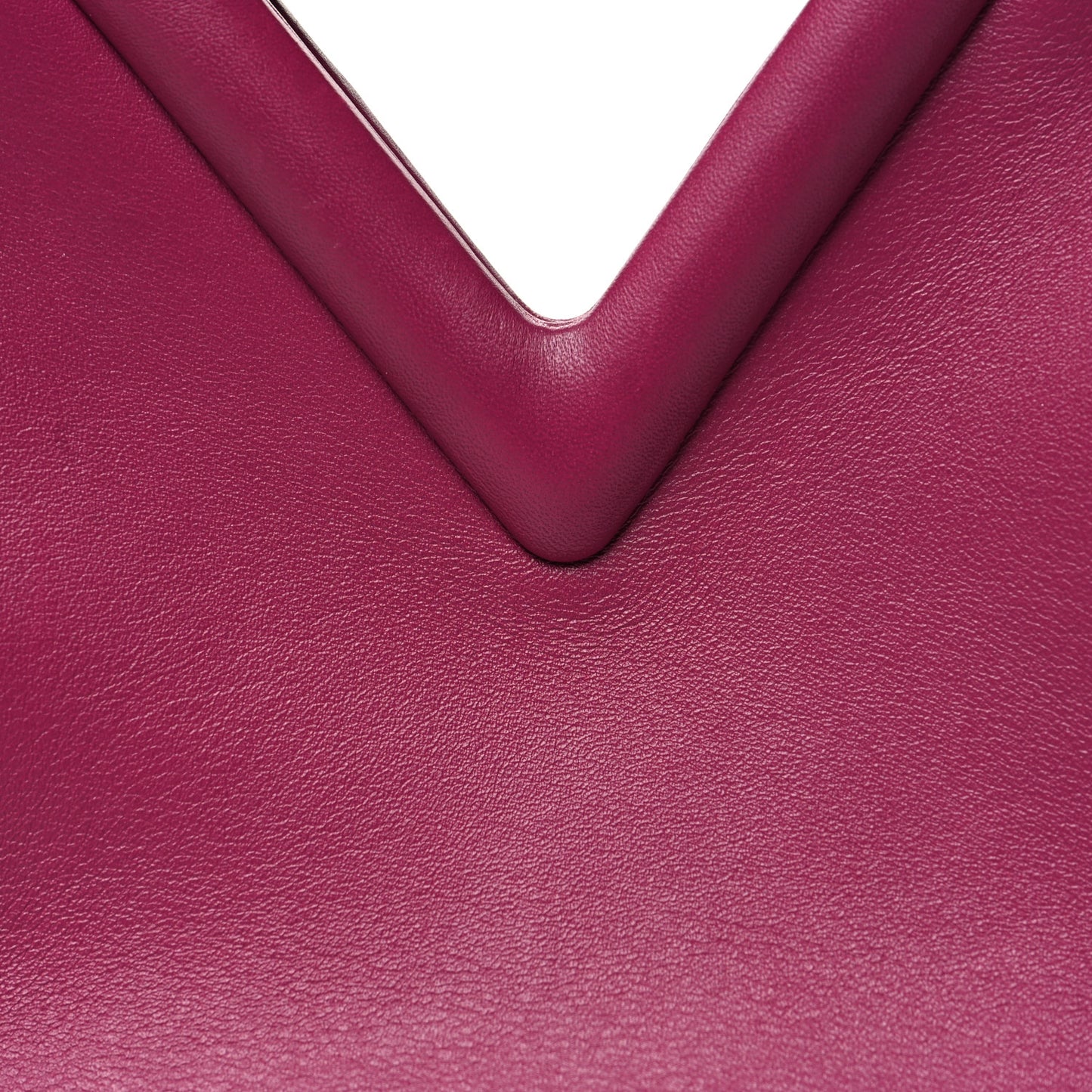 Calfskin Small The Point Triangle Bag Cinnabar