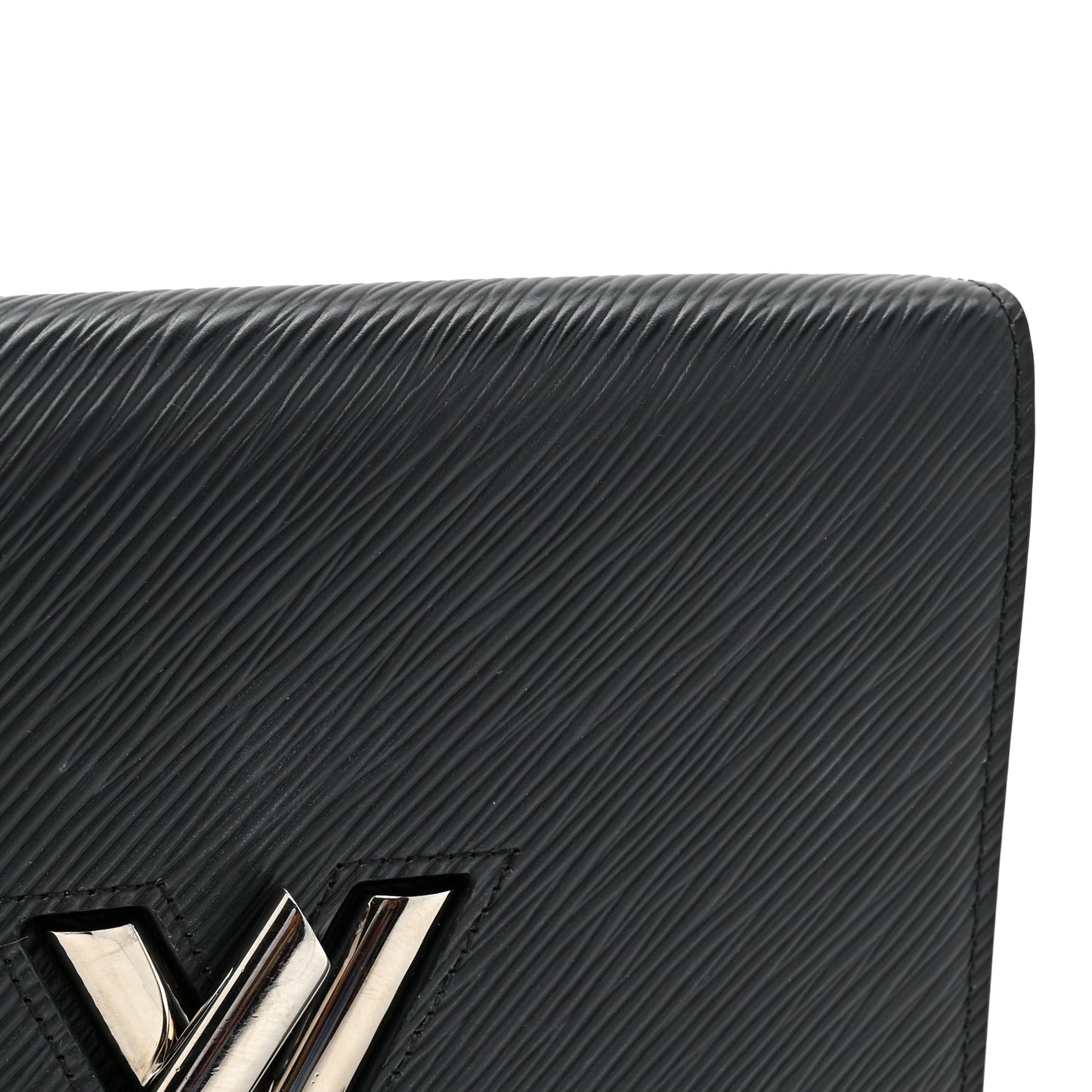 Epi Twist Belt Chain Wallet Black