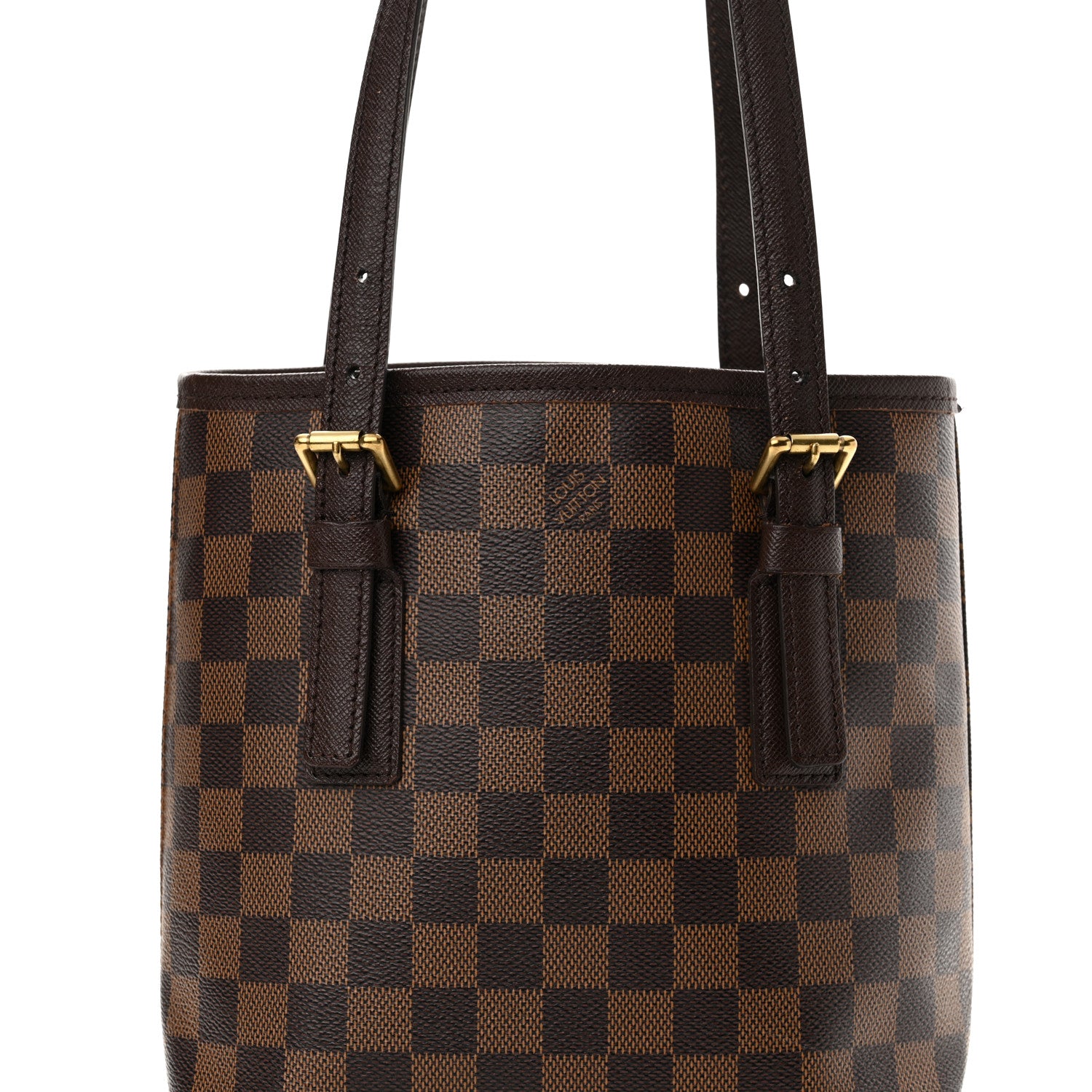Louis Vuitton Damier Ebene Marais Bucket 23 7 of 12