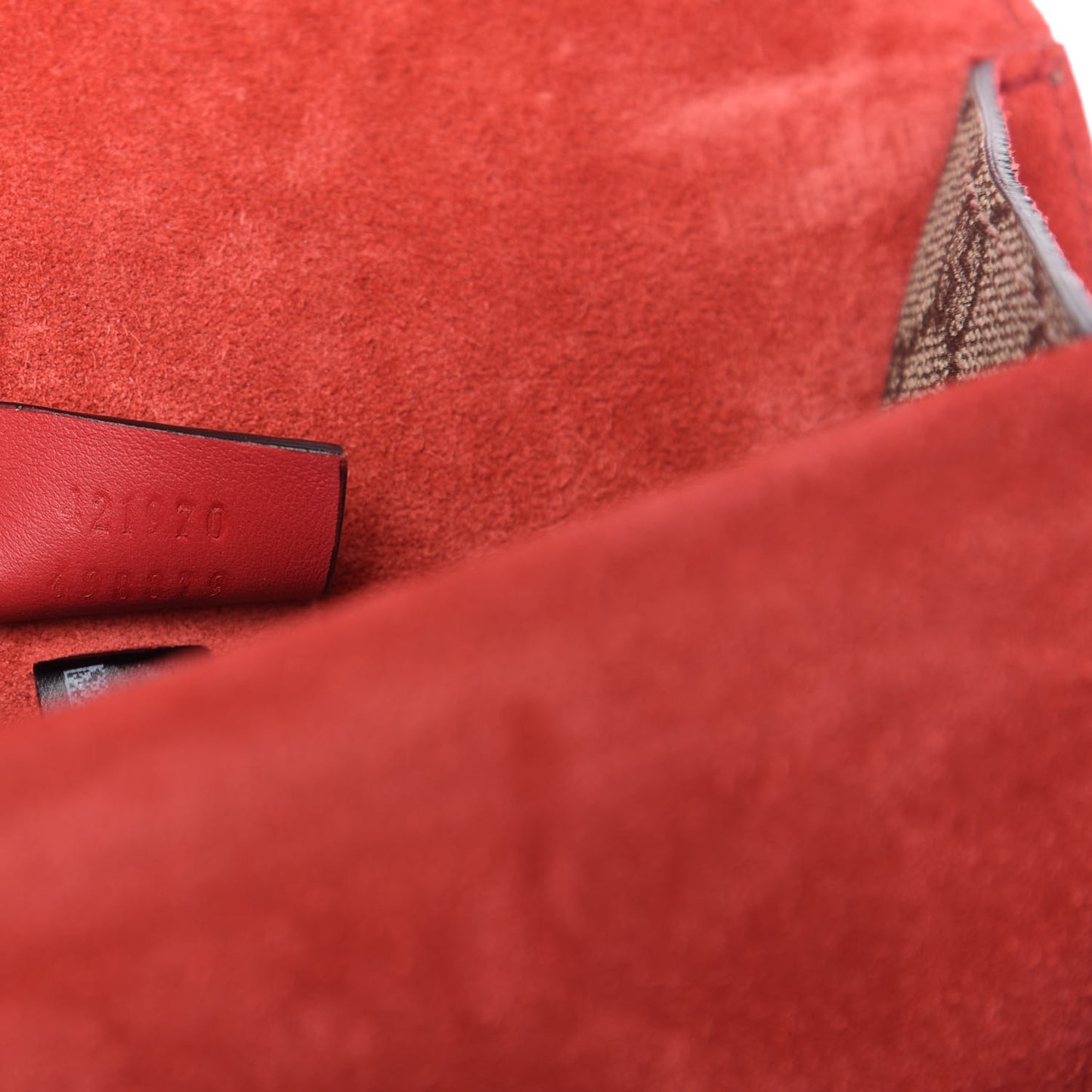 GG Supreme Monogram Mini Dionysus Shoulder Bag Hibiscus Red