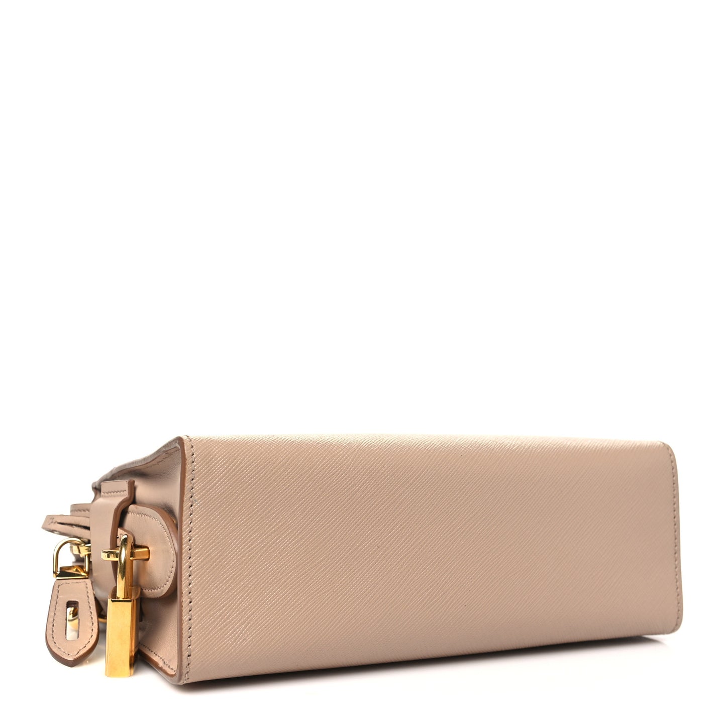 Saffiano Soft Calfskin Bandoliera Bag Cammeo