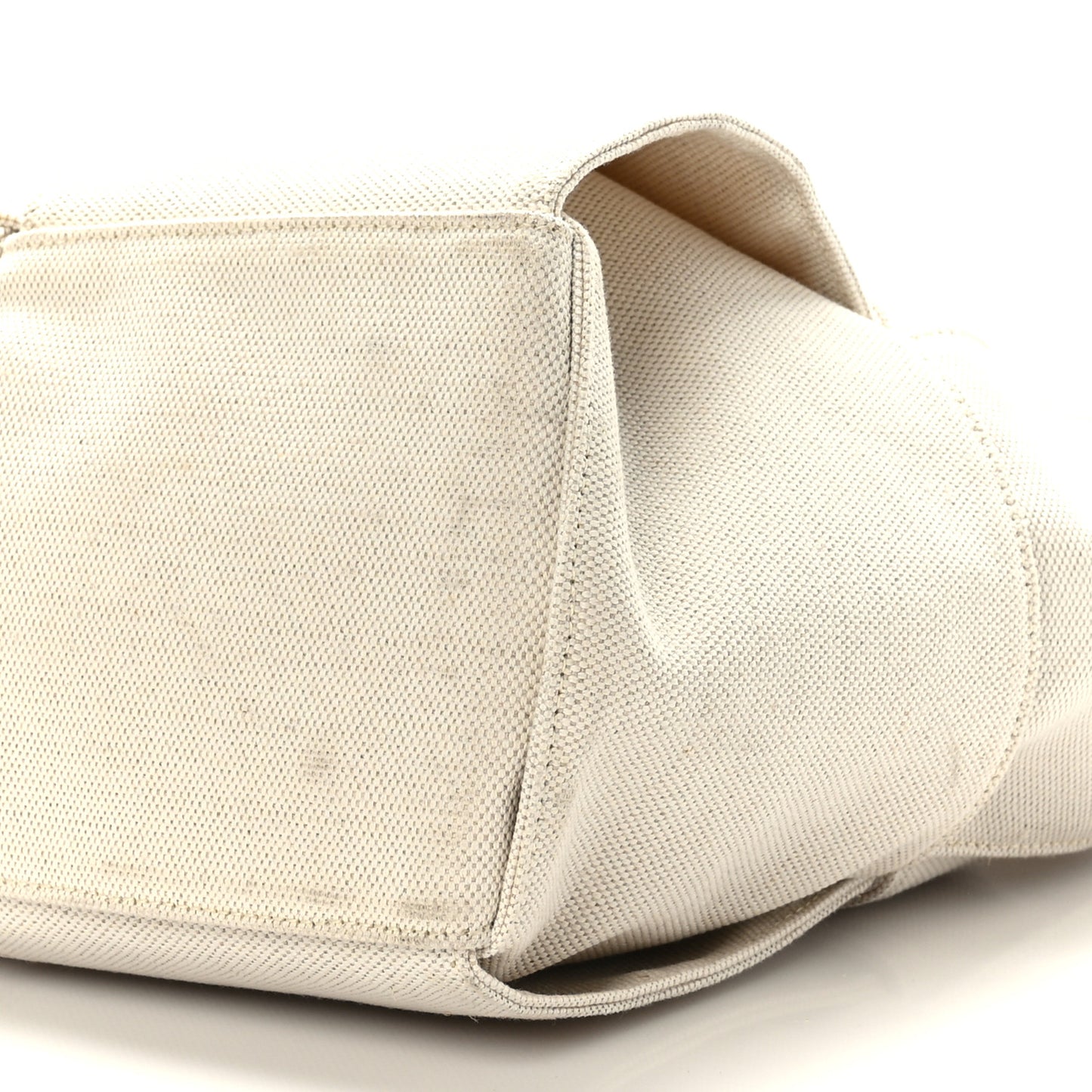 Canvas Maxi Intrecciato Medium Arco Tote Beige Black