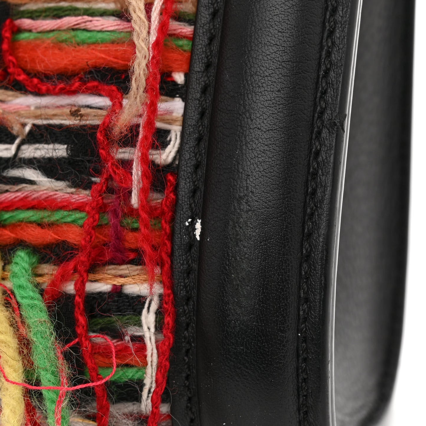 Tweed Sweet Calfskin Small Heroine 30 Multicolor Black