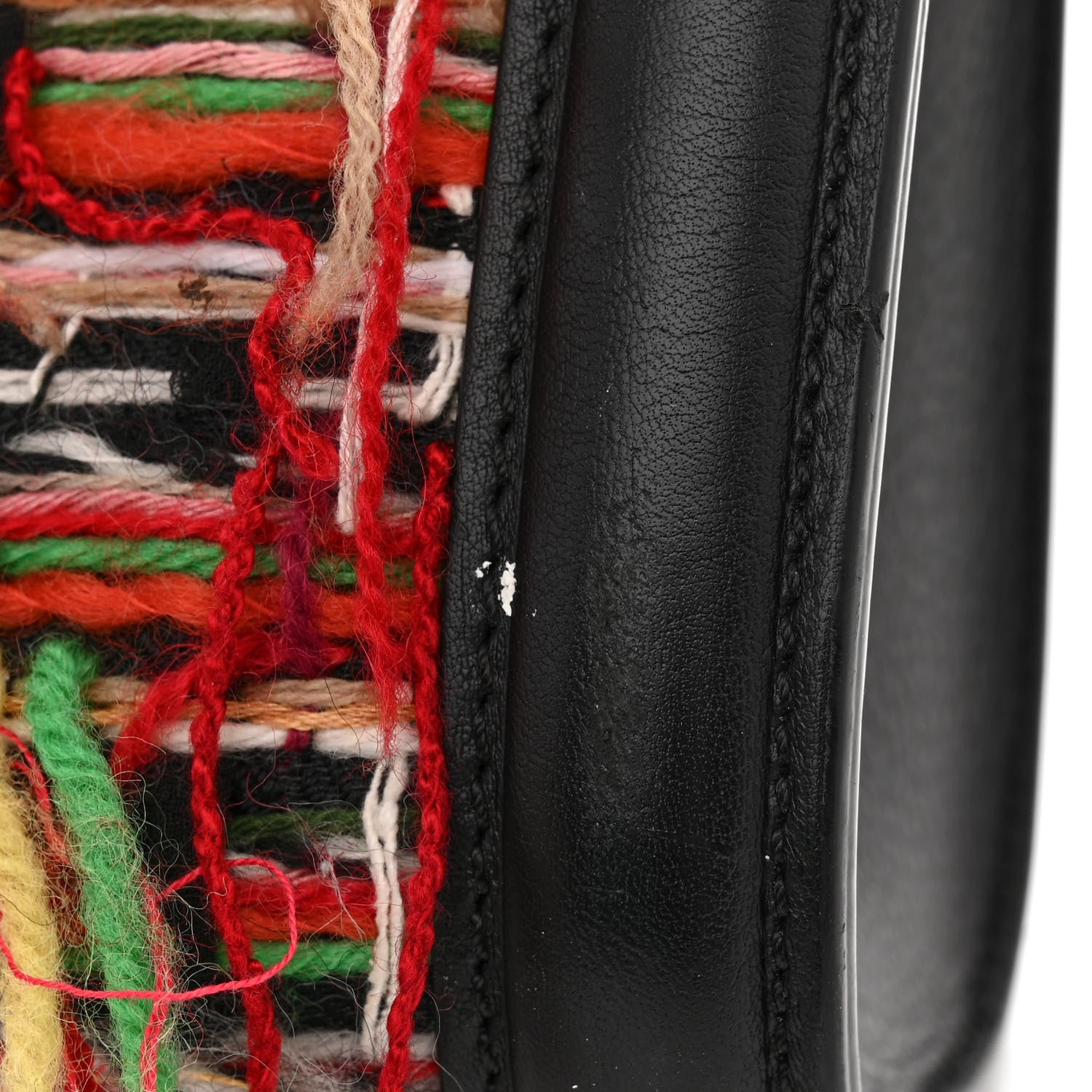 Alexander McQueen Tweed Sweet Calfskin Small Heroine 30 Multicolor Black 13 of 16