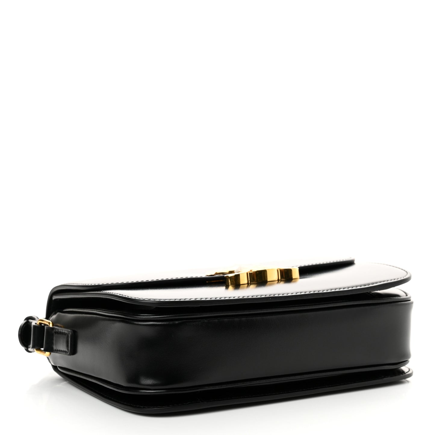 Shiny Calfskin Medium Triomphe Black