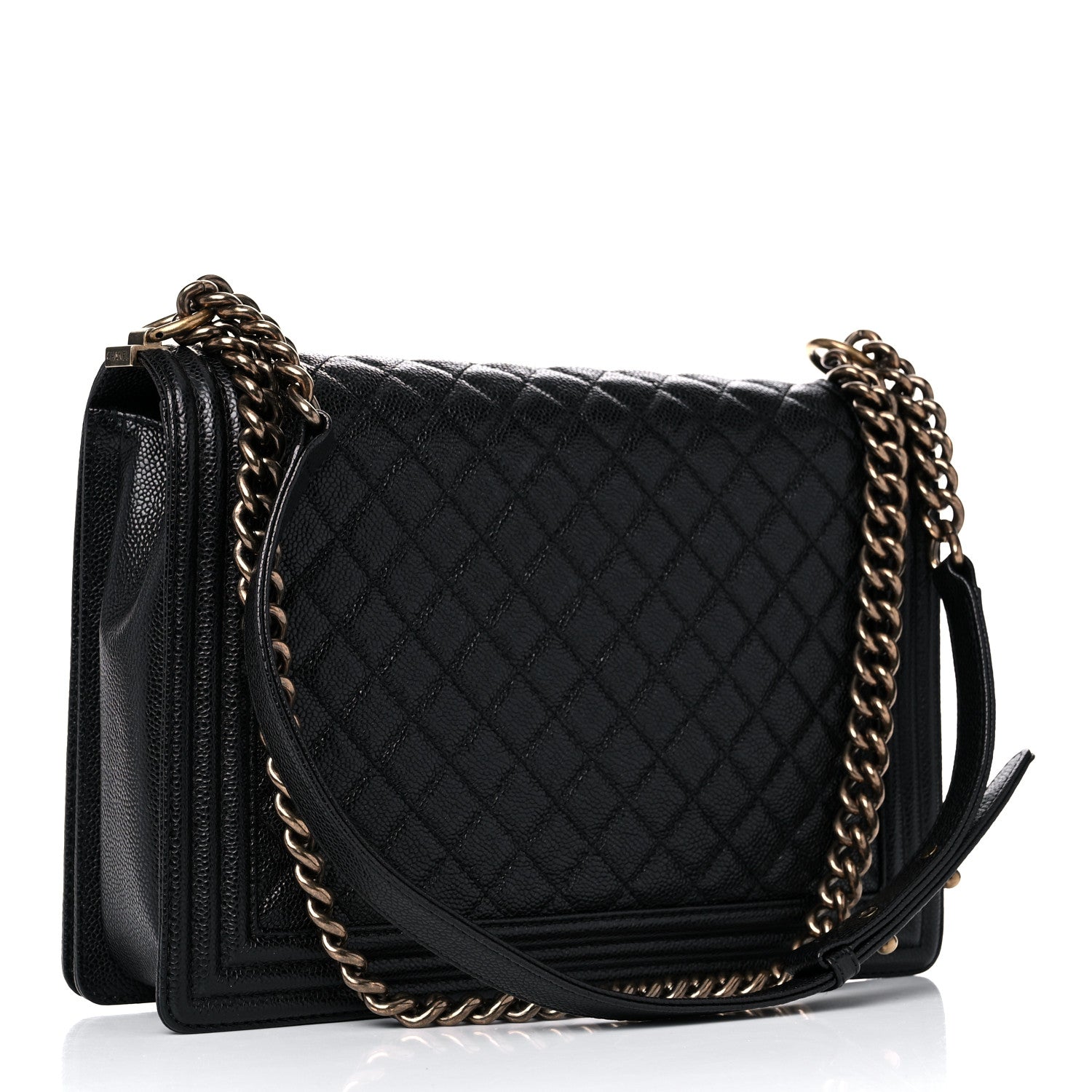 Chanel Caviar Quilted Large Boy Flap Black 2 of 9