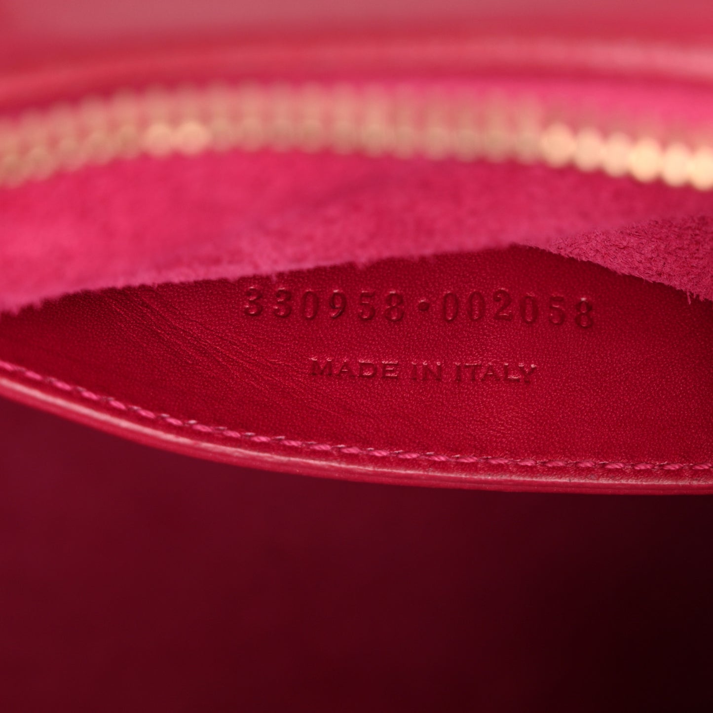 Calfskin Classic Baby Duffle Fuchsia
