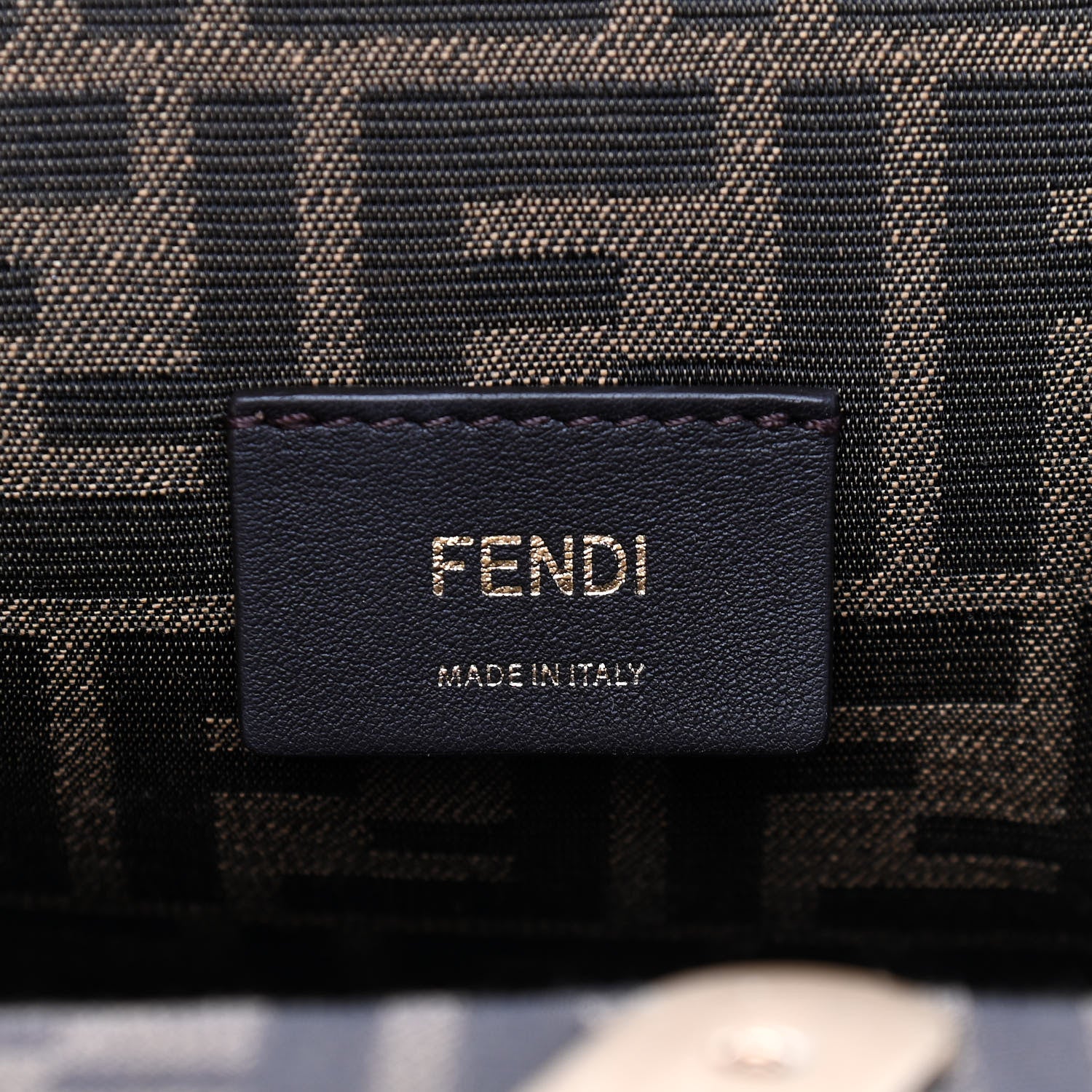 Fendi Shiny Nappa Medium Fendi First Black 6 of 9