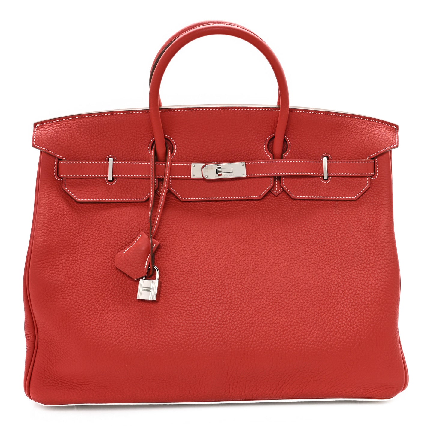 Togo Casaque Birkin 40 Sanguine White