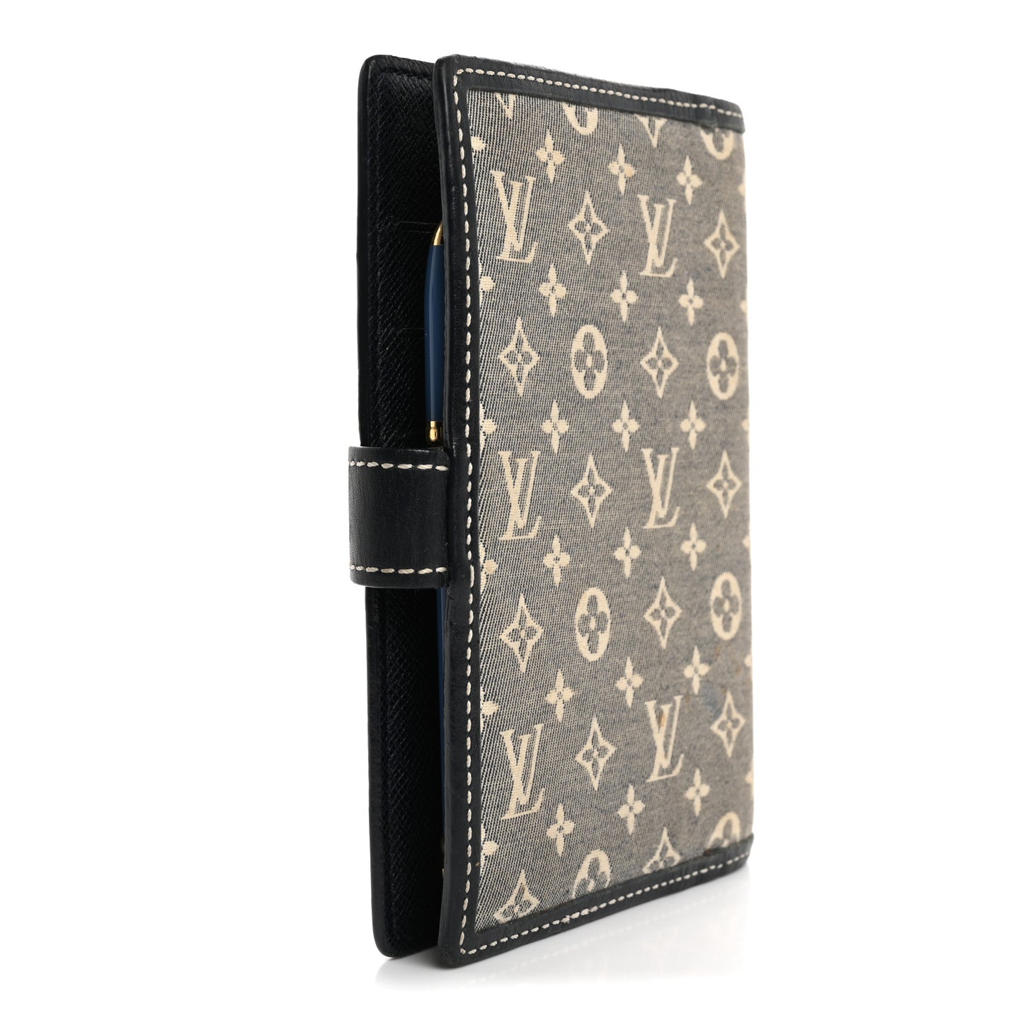 Mini Monogram Small Ring Agenda Cover Blue