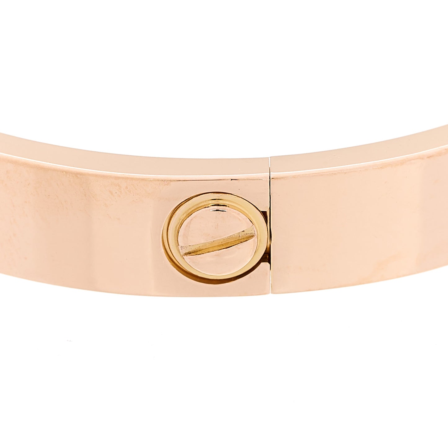 18K Pink Gold 4 Diamond LOVE Bracelet 15