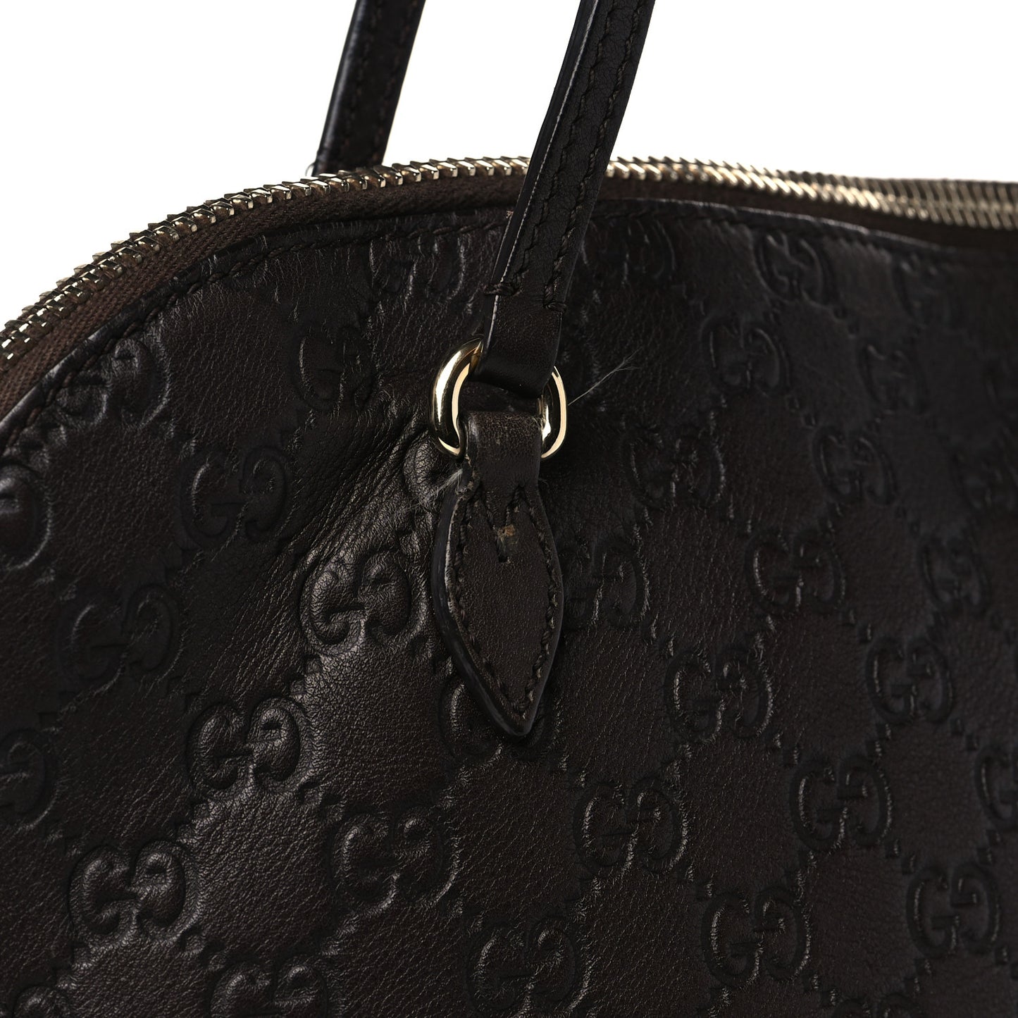 Guccissima Medium Bree Shoulder Bag Chocolate