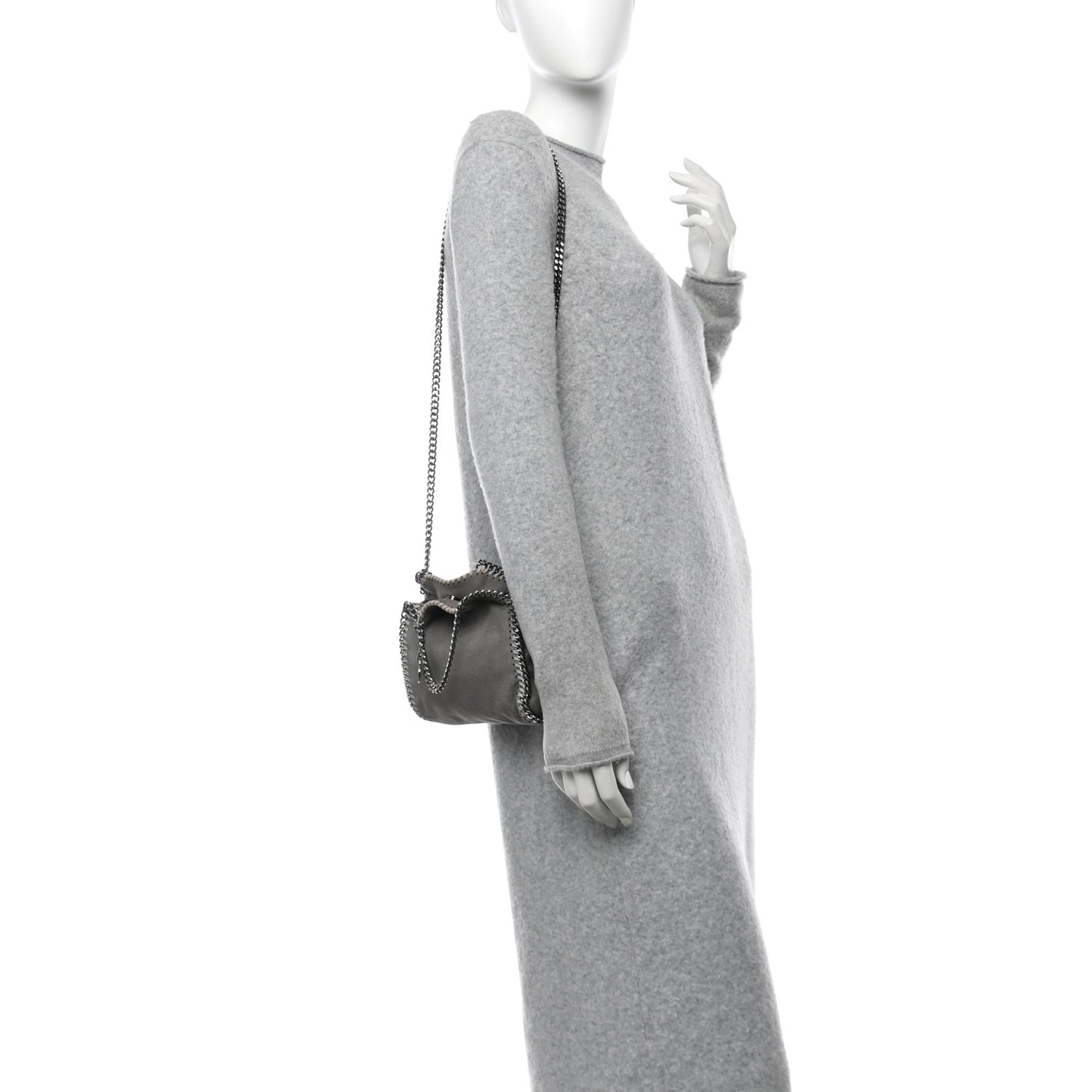 Shaggy Deer Tiny Falabella Tote Grey