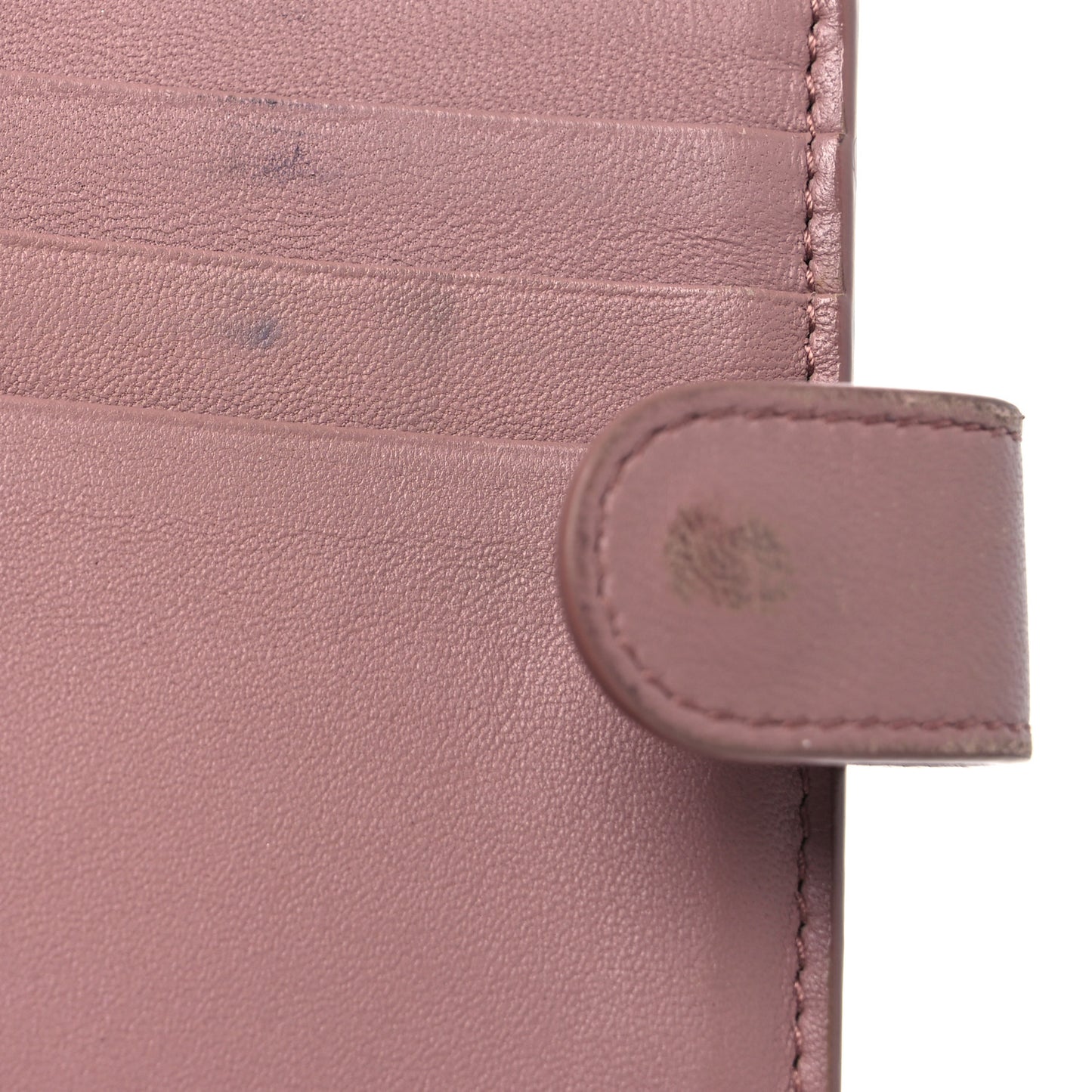 Nappa Intrecciato French Flap Wallet Mallow