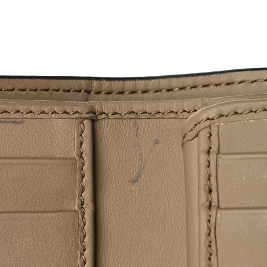 GG Supreme Monogram Dionysus Card Case Wallet Beige Taupe