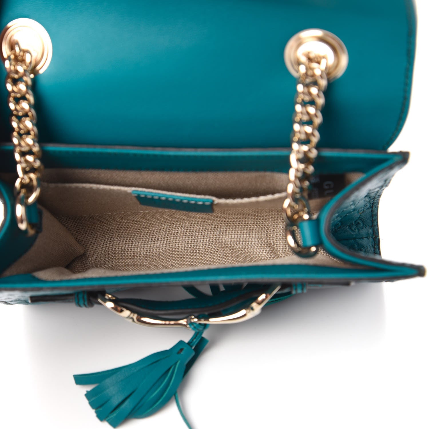 Gucci Microguccissima Mini Emily Shoulder Bag Deep Cobalt 5 of 10