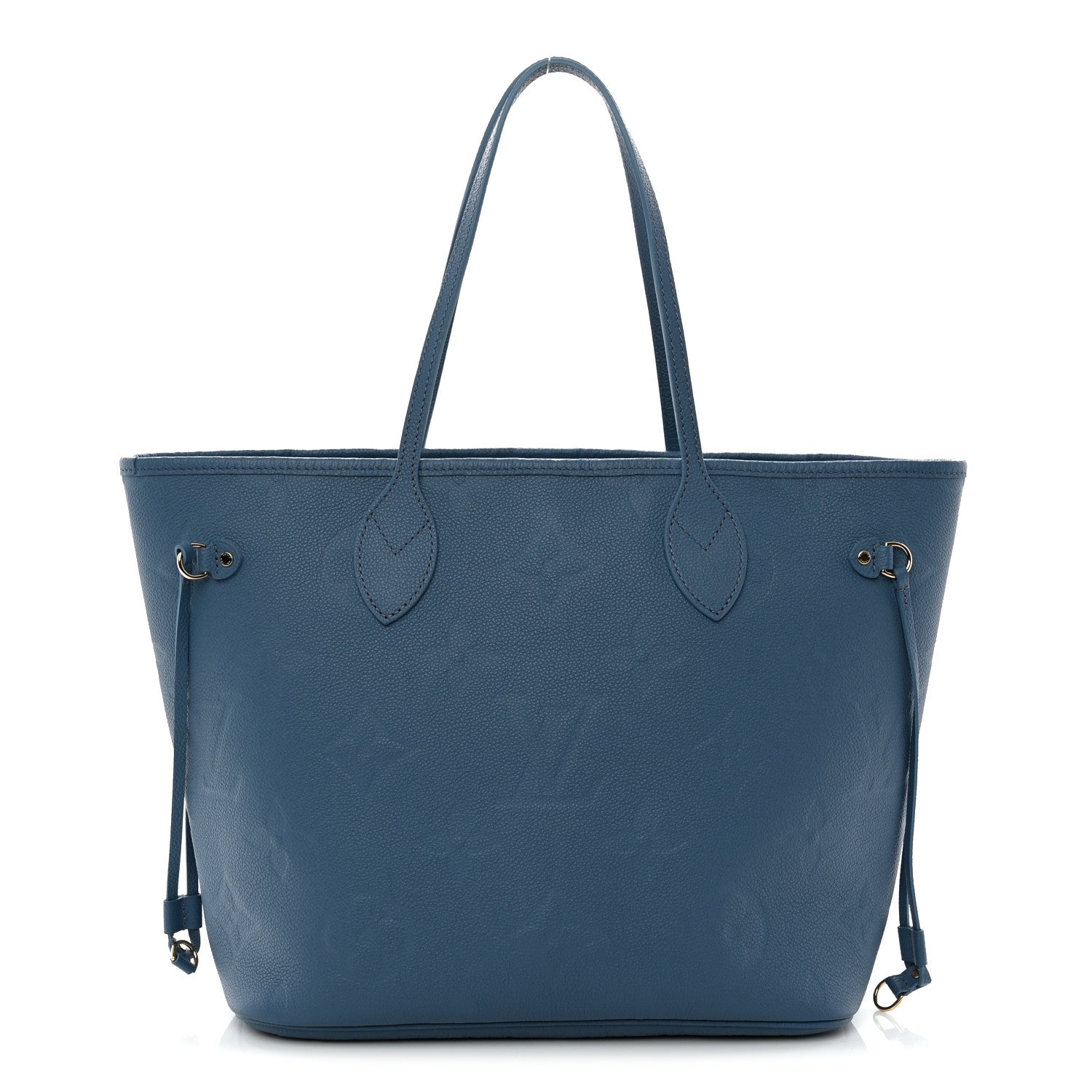 Louis Vuitton Empreinte Monogram Giant Neverfull MM Blue Jean