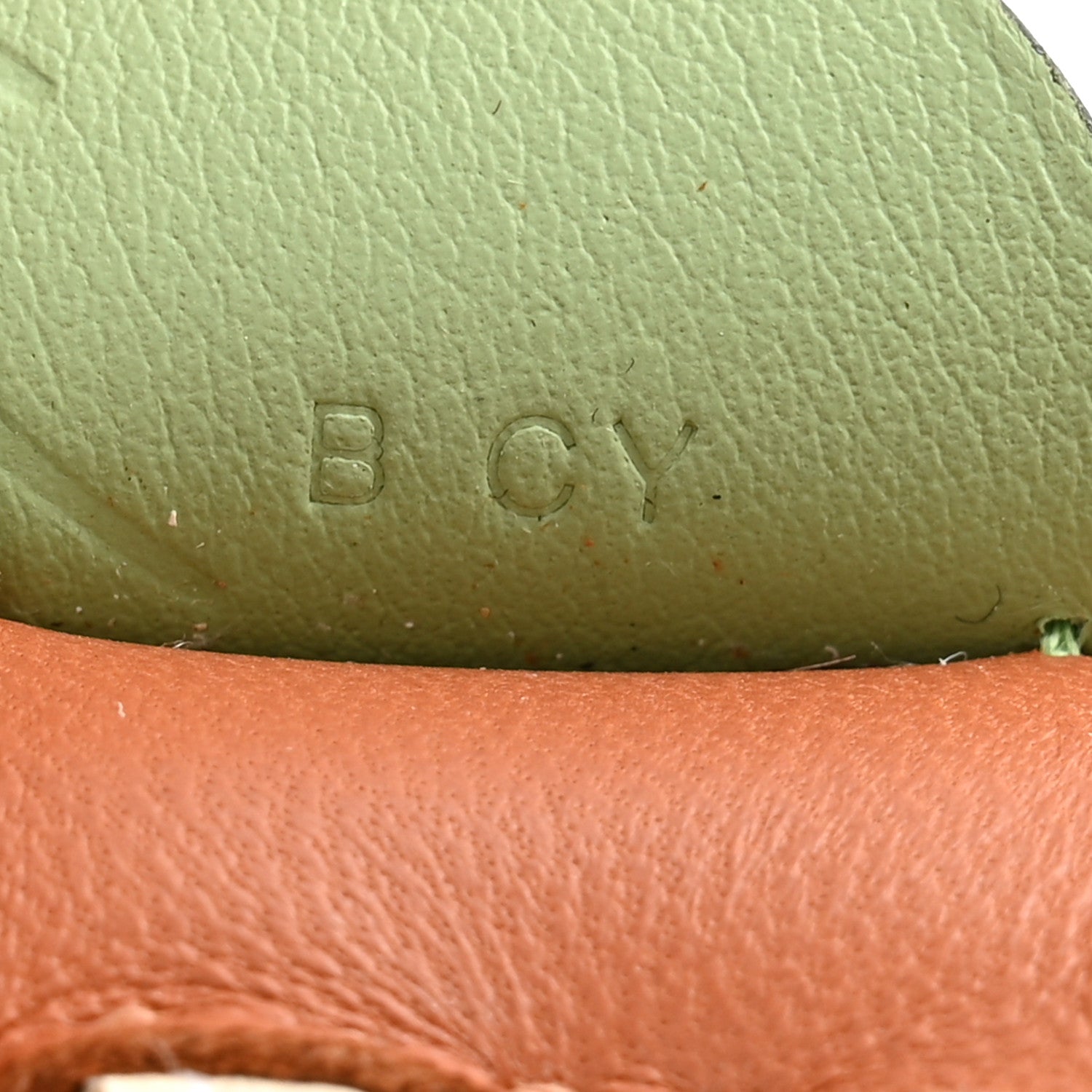 Hermes Milo Lambskin Grigri Rodeo Pegase Horse Bag Charm PM Sesame Vert Criquet Craie 4 of 6