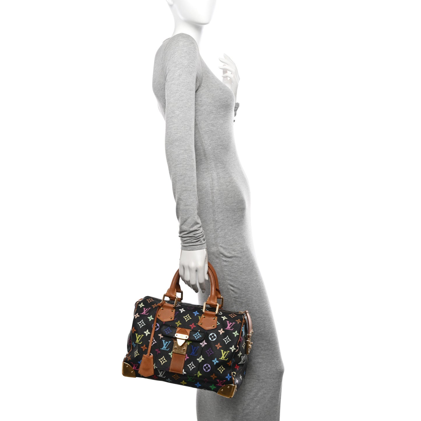 Monogram Multicolor Speedy 30 Black