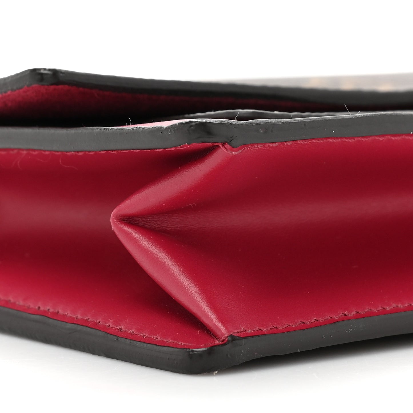 Monogram Flore Chain Wallet Fuchsia