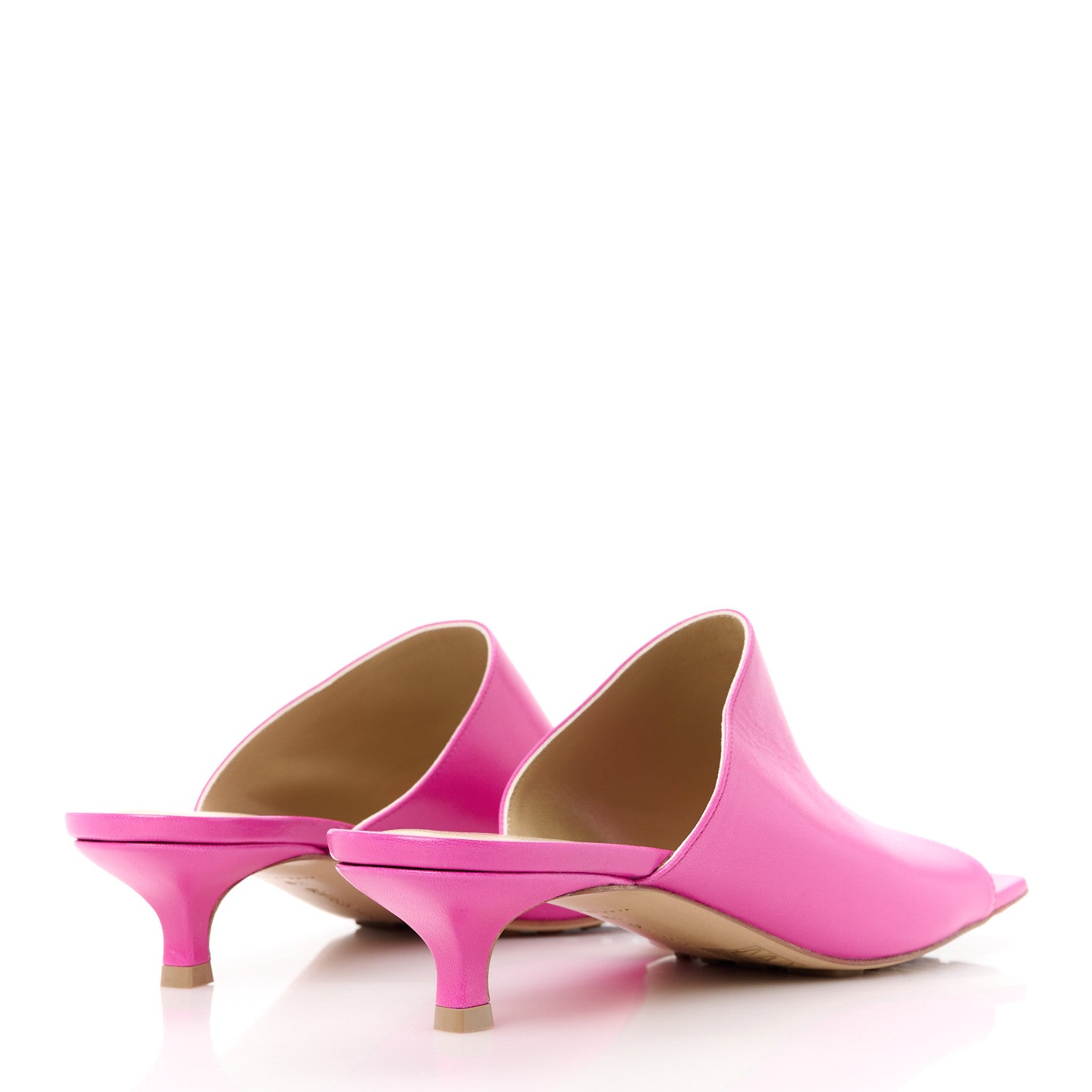 Bottega Veneta Lambskin Stretch Lounge Sandals 39 Hollyhock 4 of 8