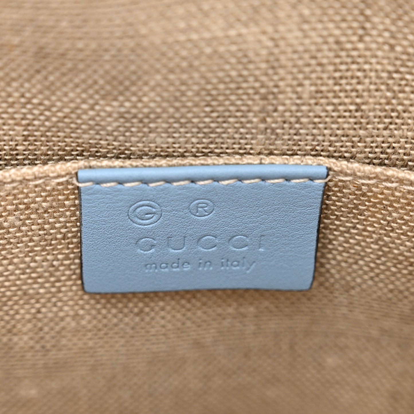 Microguccissima Mini Dome Bag Mineral Blue