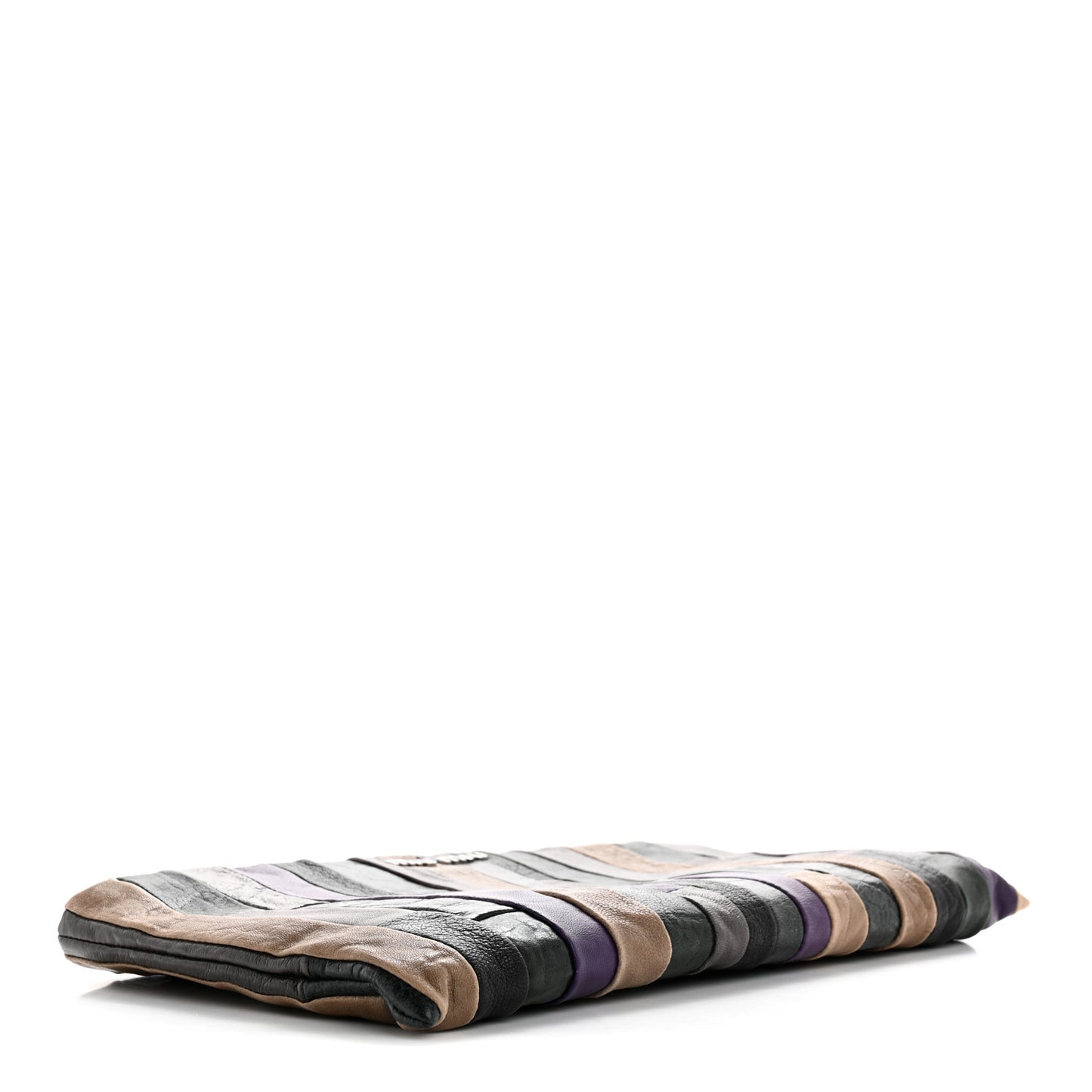 Nappa Patchwork Clutch Multicolor