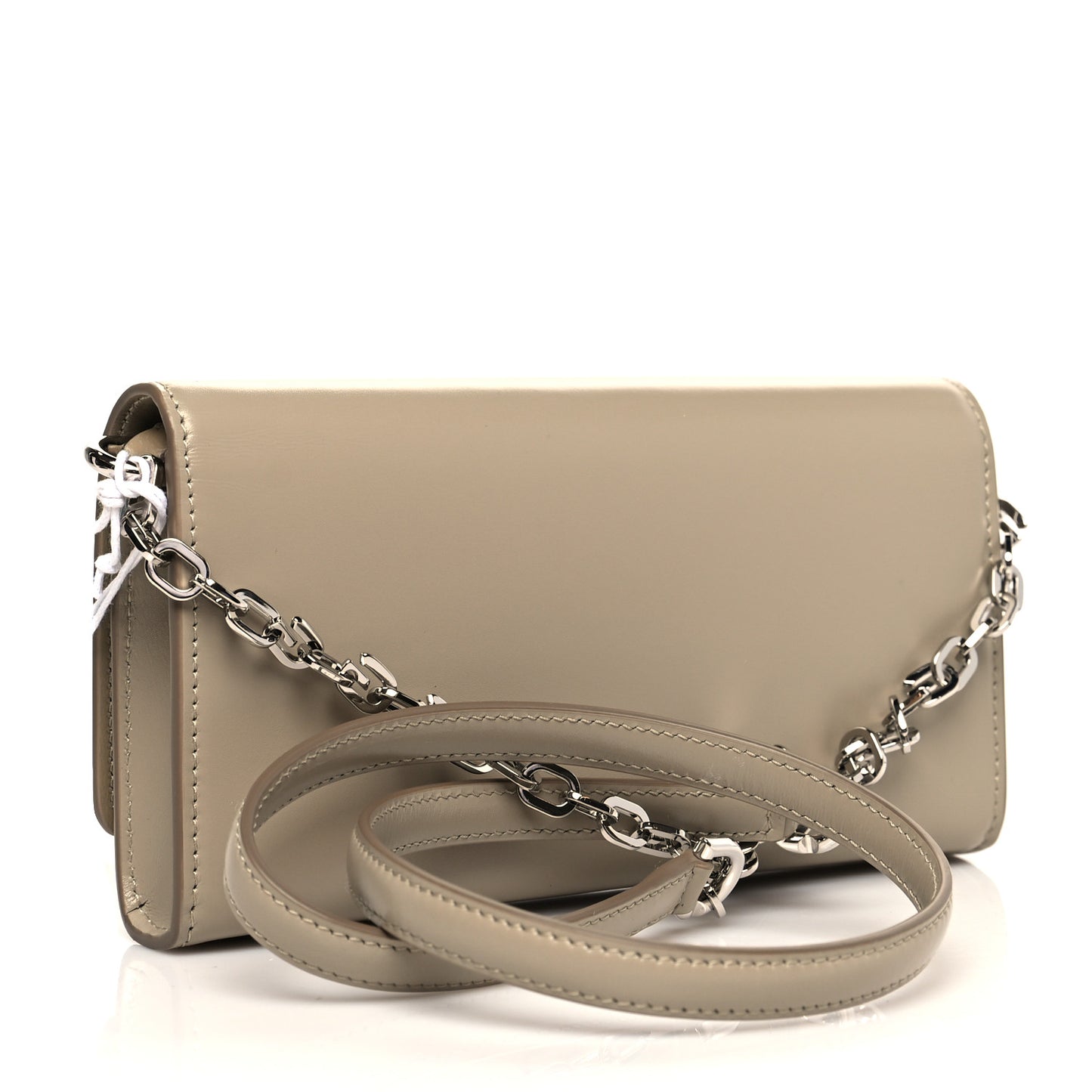 Calfskin 4G Wallet on Chain Dune