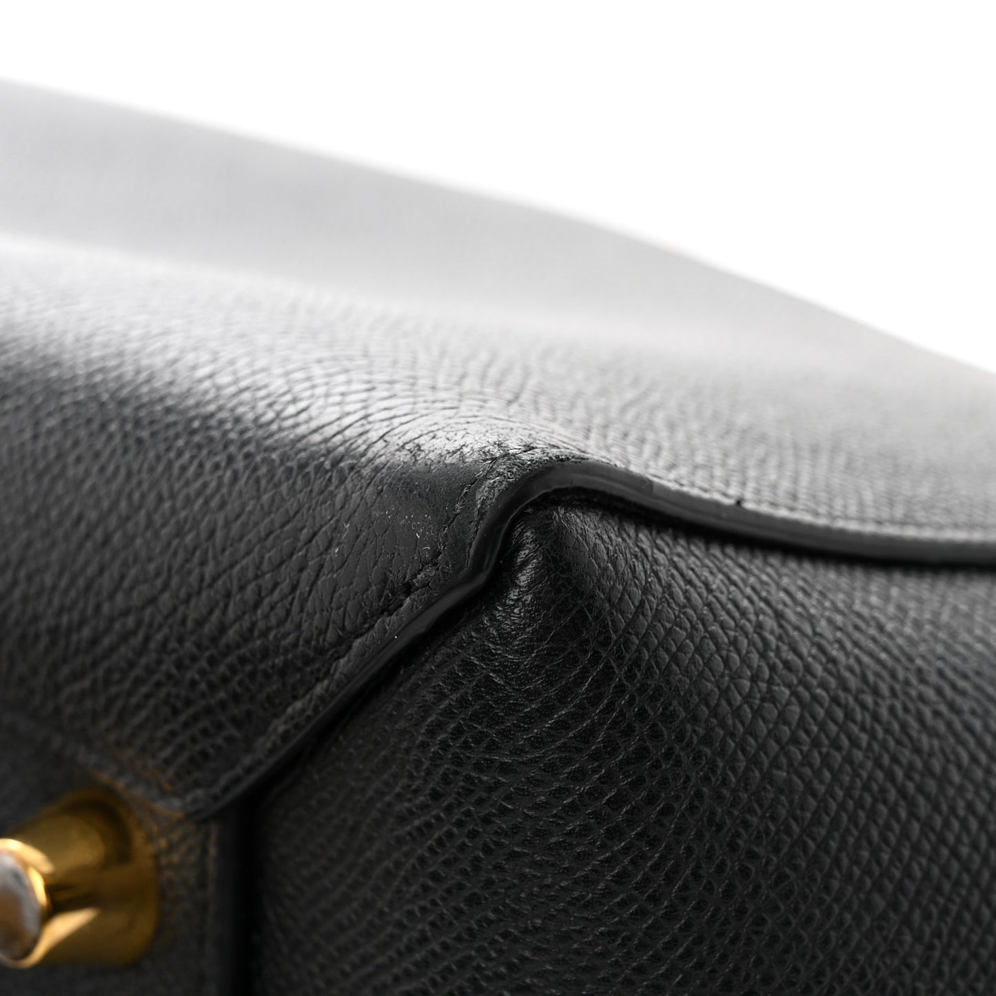 Grained Calfskin Mini Belt Bag Black