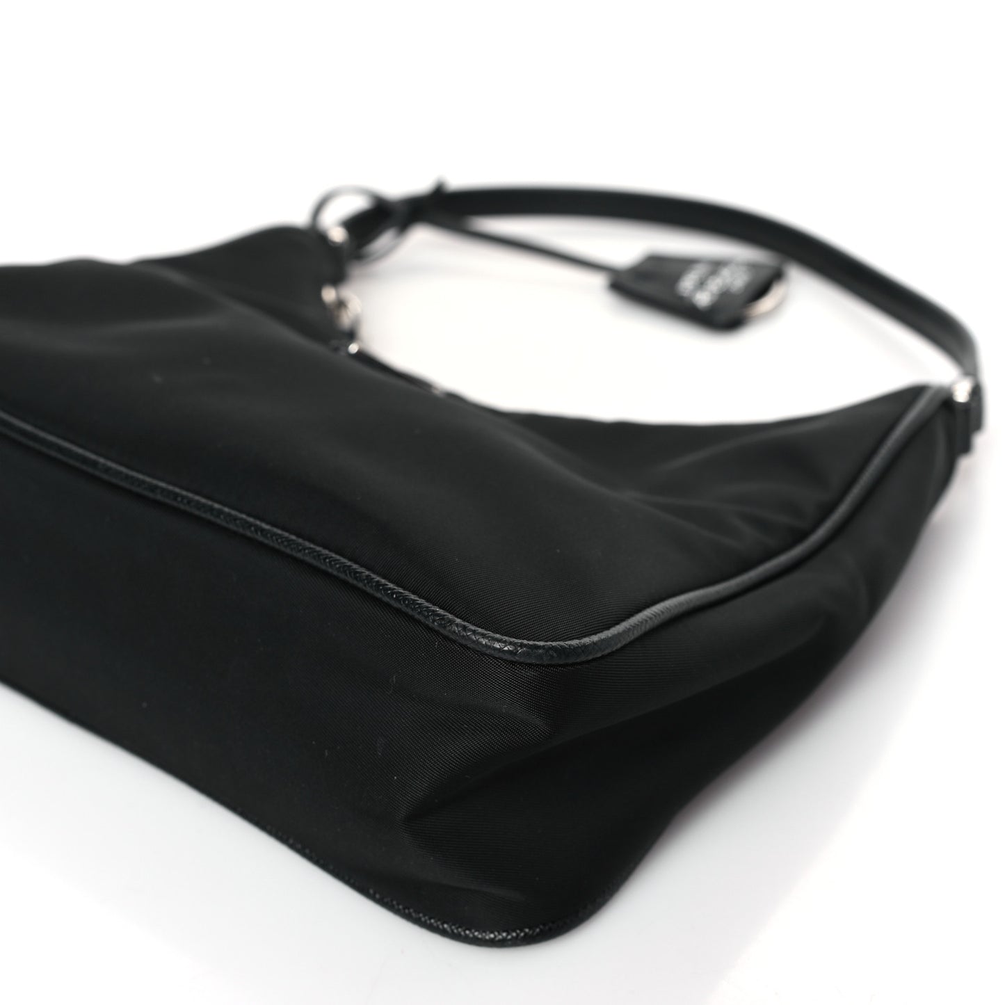 Tessuto Nylon Saffiano Mini Re-Edition 2005 Bag Black