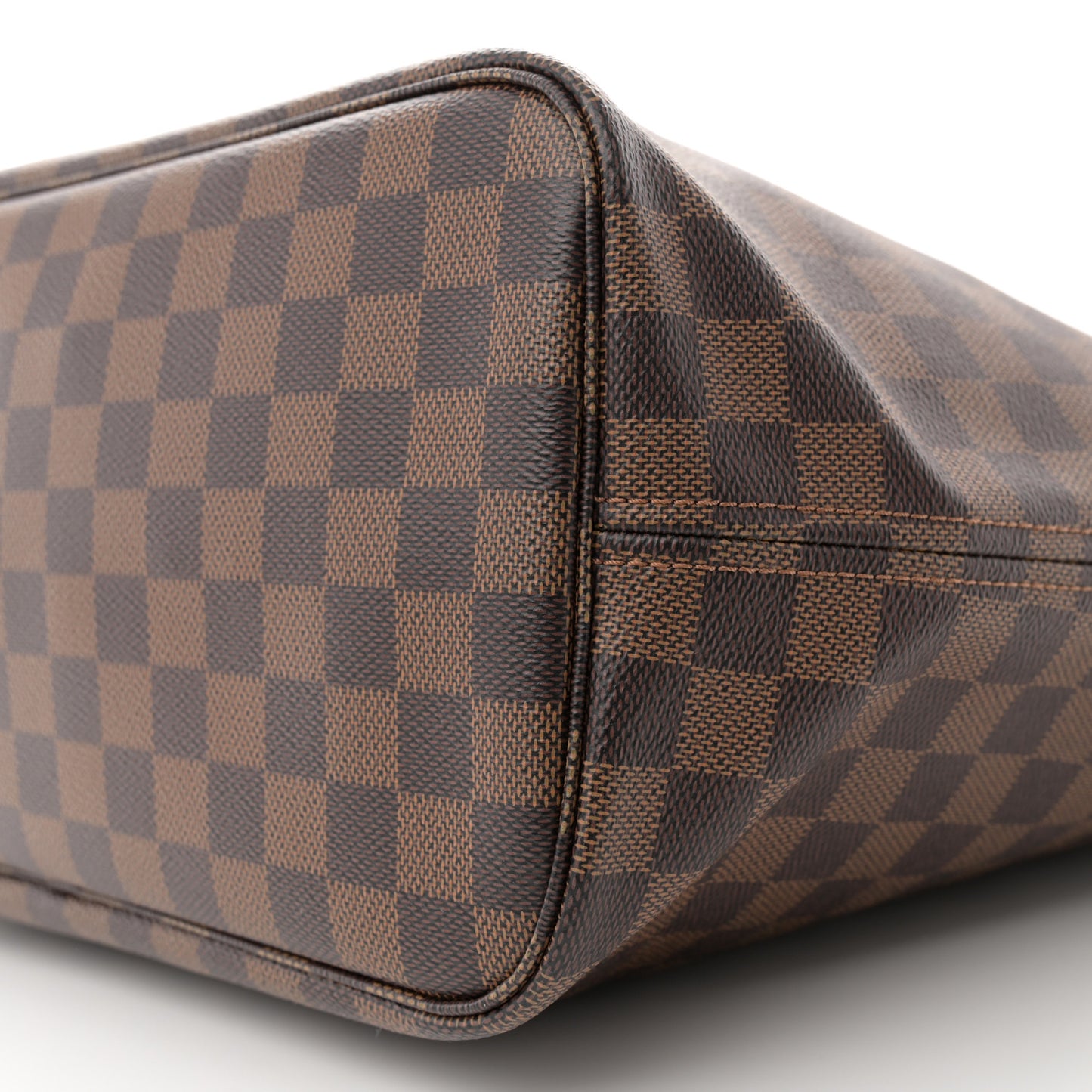Damier Ebene Braided Neverfull MM Pink