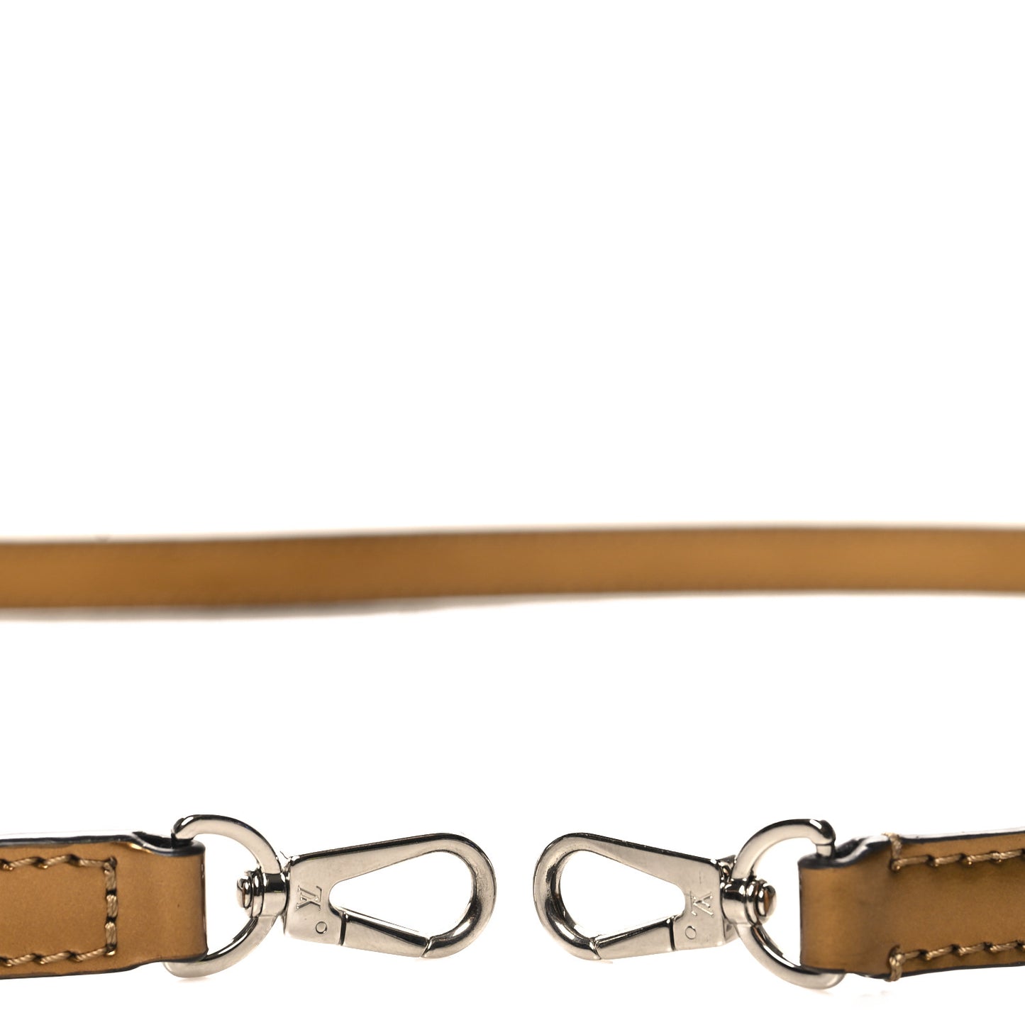 Metallic Patent Calfskin 12mm Adjustable Shoulder Strap Gold