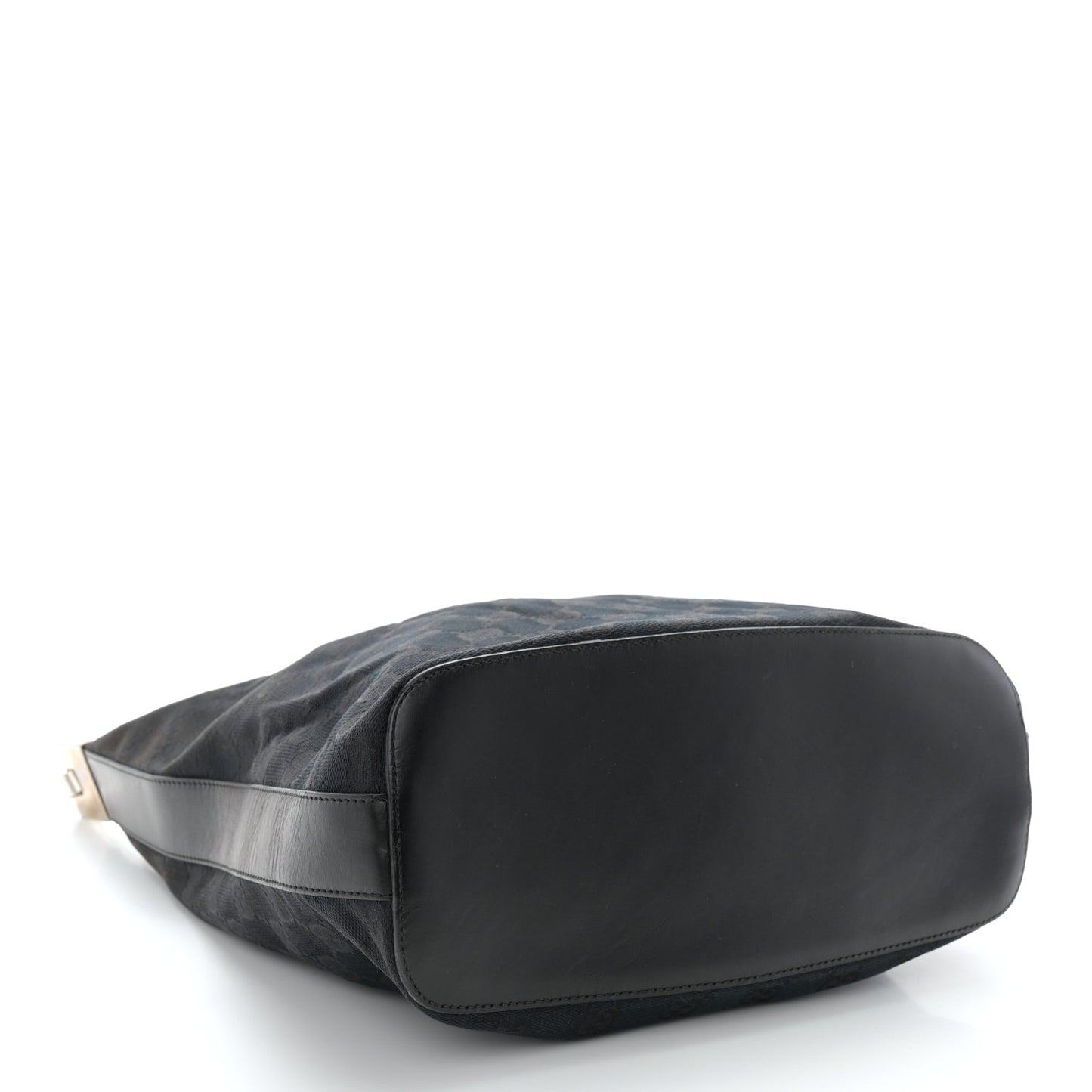 Monogram GG Small Clasp Hobo Black