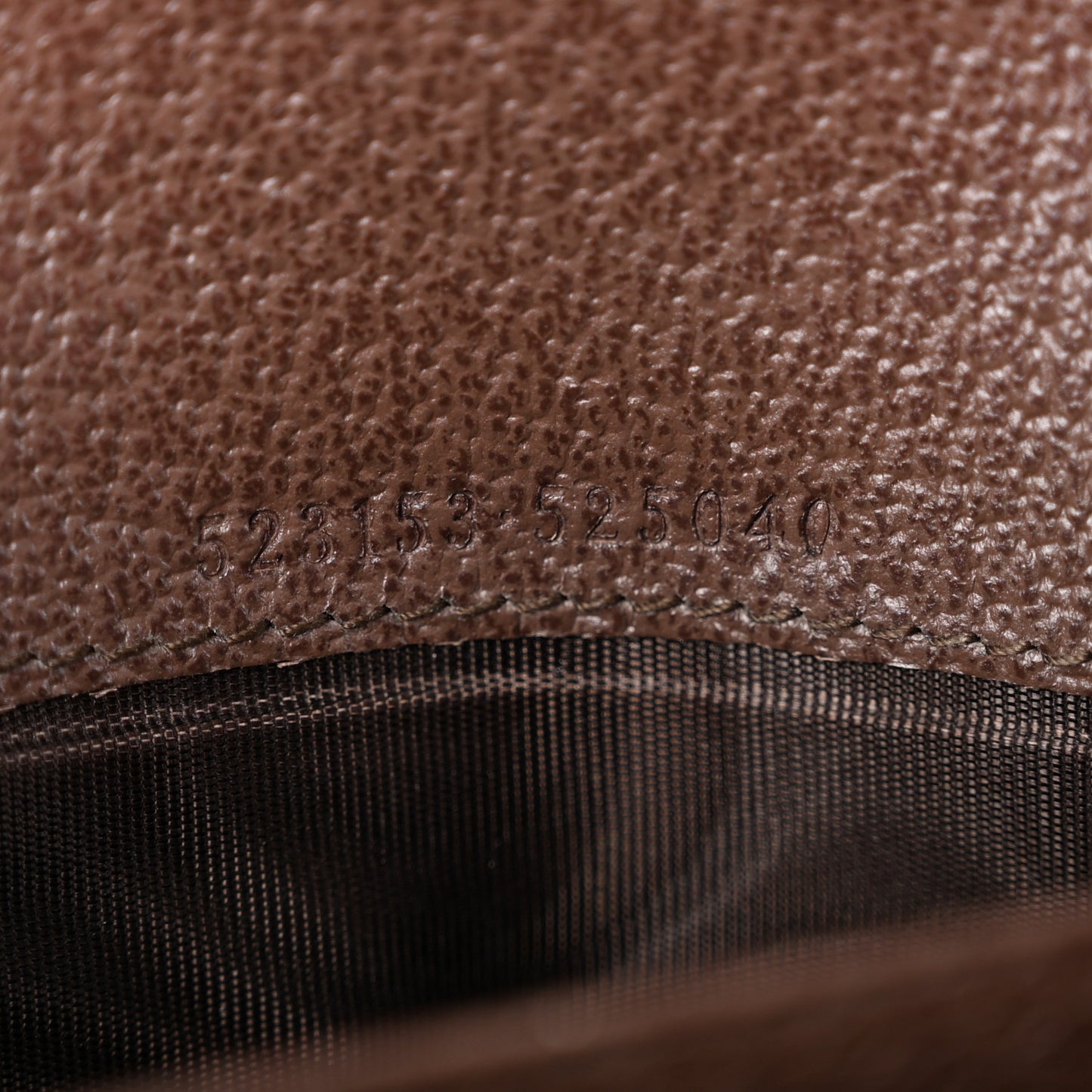 GG Supreme Monogram Web Ophidia Continental Wallet Brown