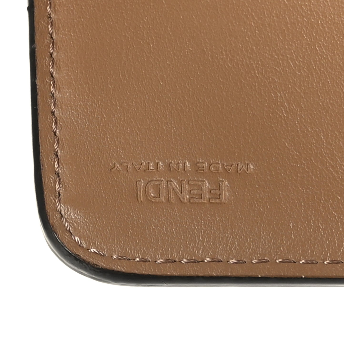 Vitello Liberty Studded Continental Wallet On Chain Brown Multicolor