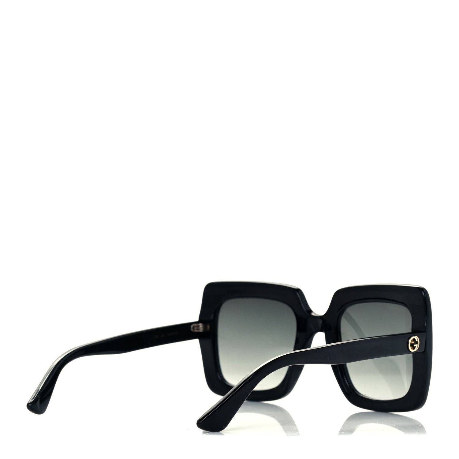 Gucci Acetate Oversize Sunglasses GG0328S Black 4 of 8