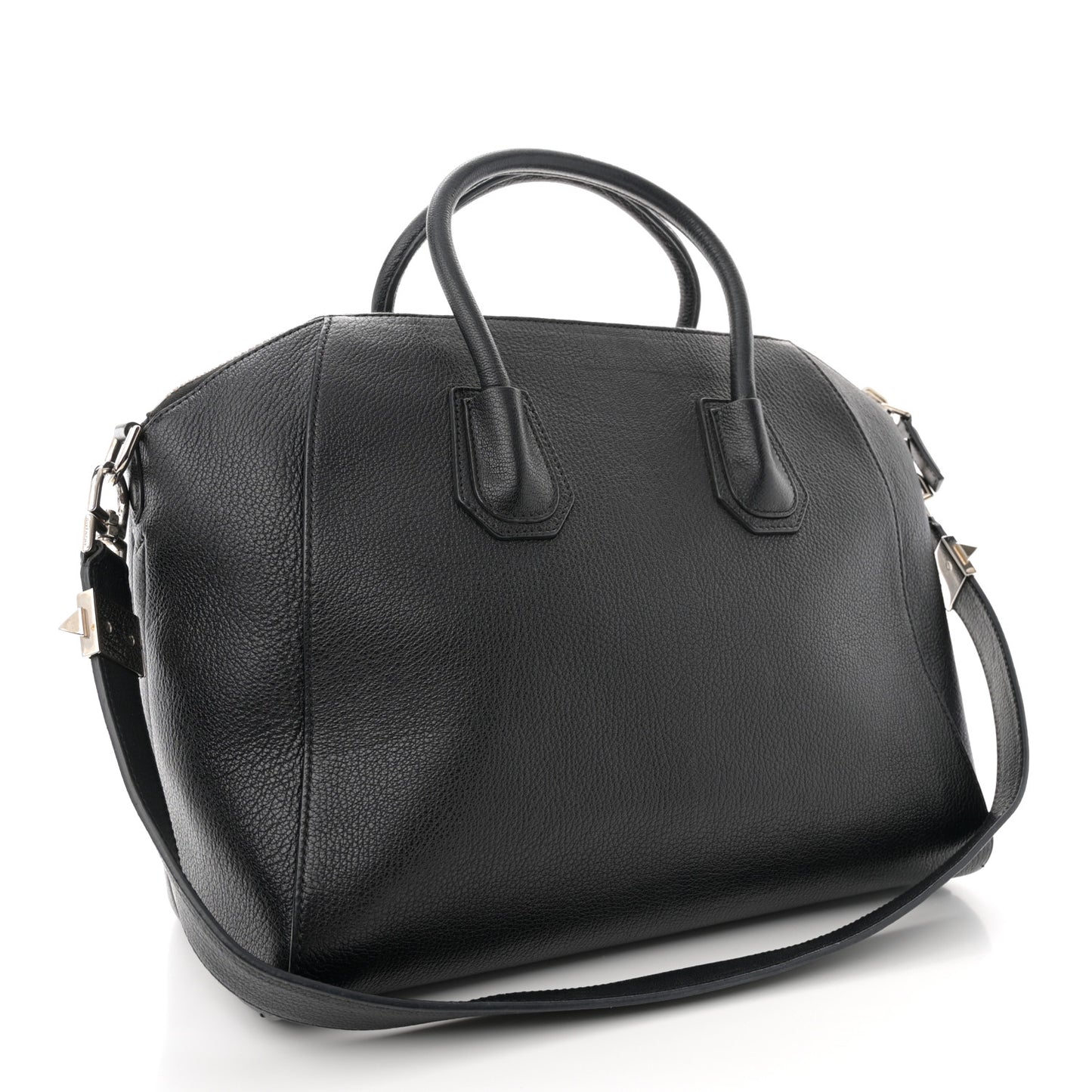 Sugar Goatskin Medium Antigona Black