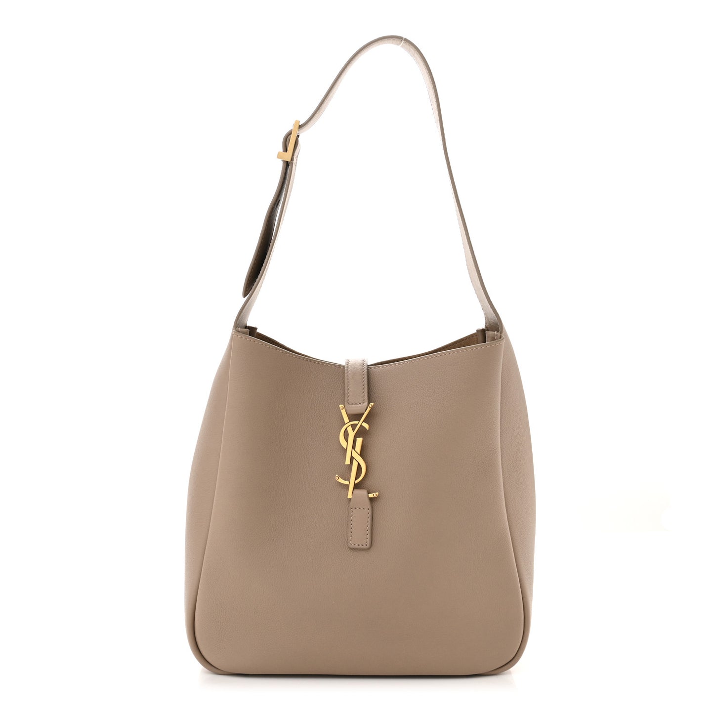 Smooth Calfskin Small Le 5 A 7 Soft Hobo Dusty Grey