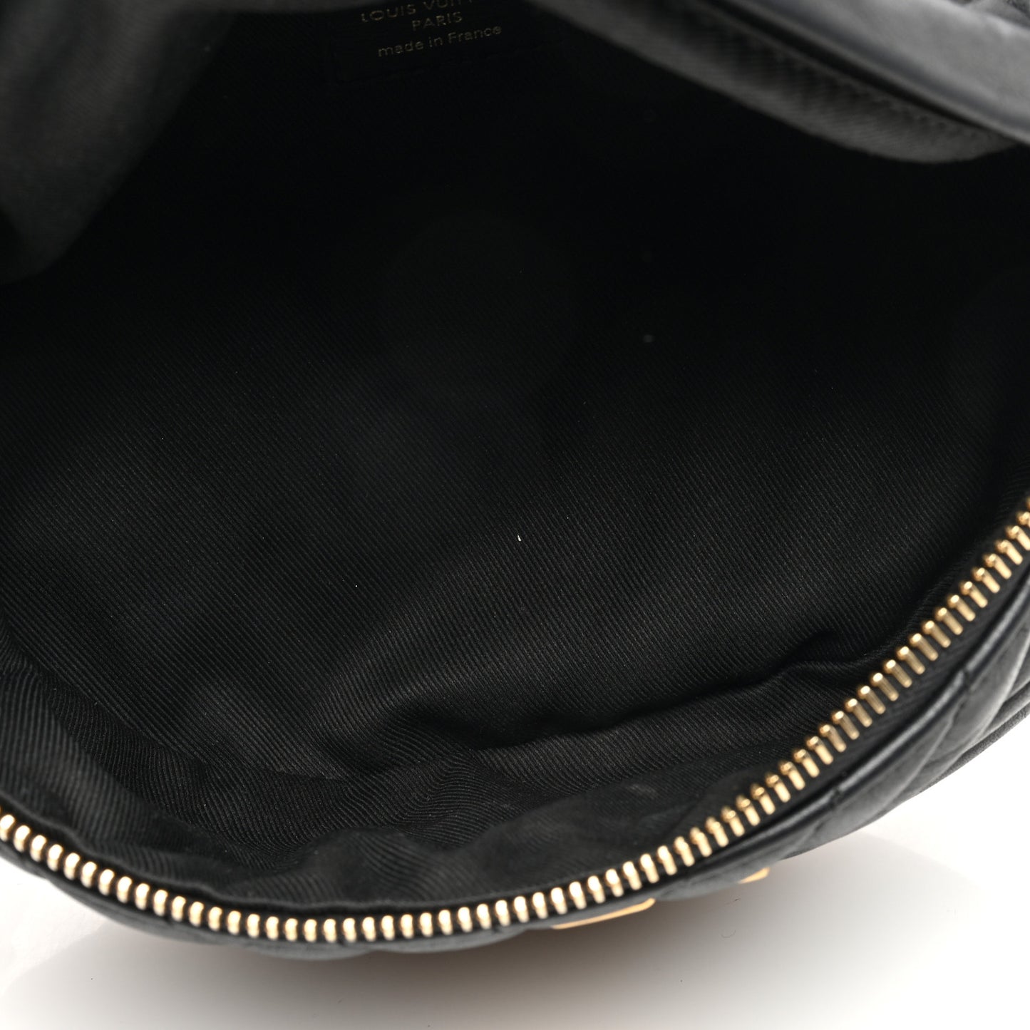 Calfskin Quilted New Wave Bumbag Black