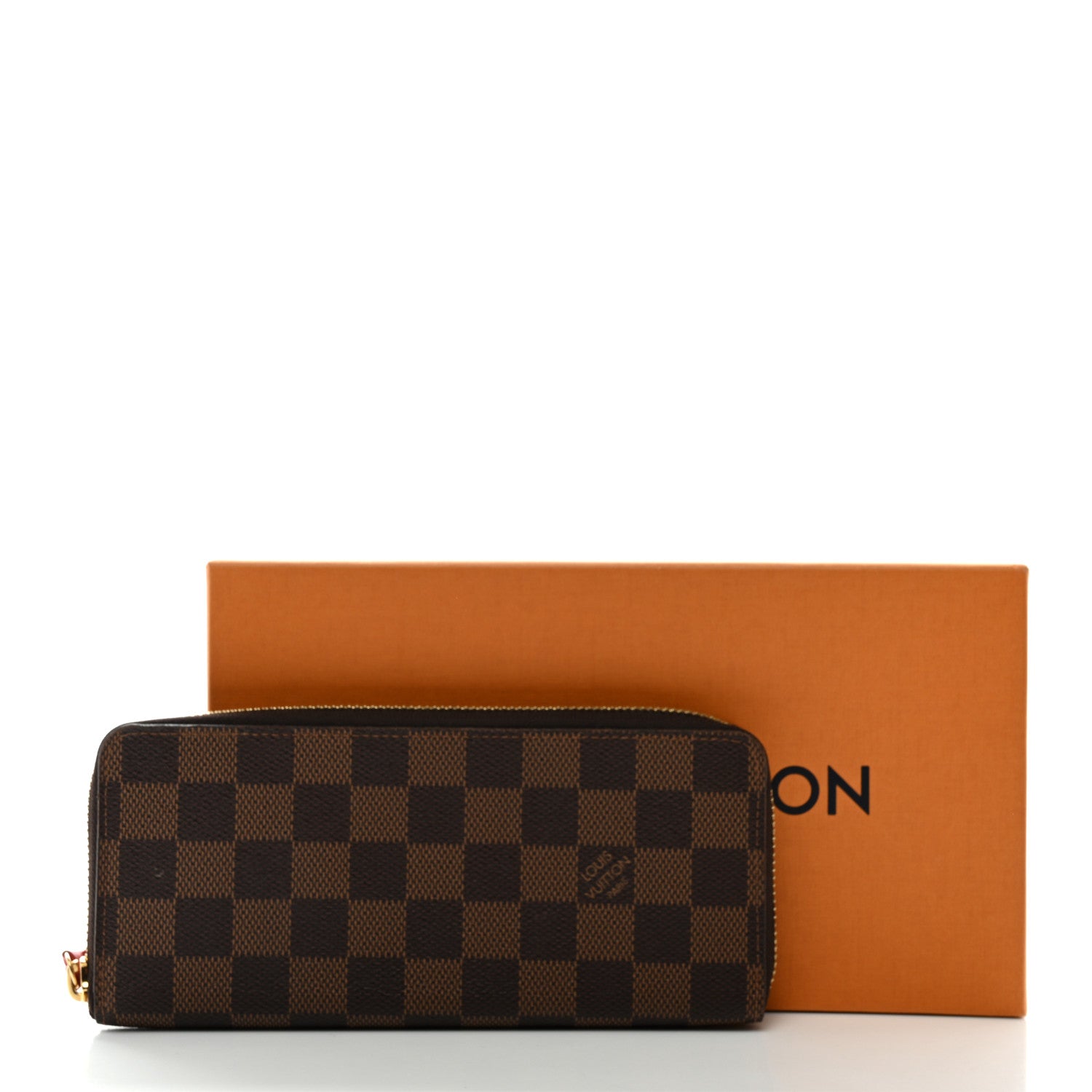 Louis Vuitton Damier Ebene Clemence Wallet Cherry 7 of 7